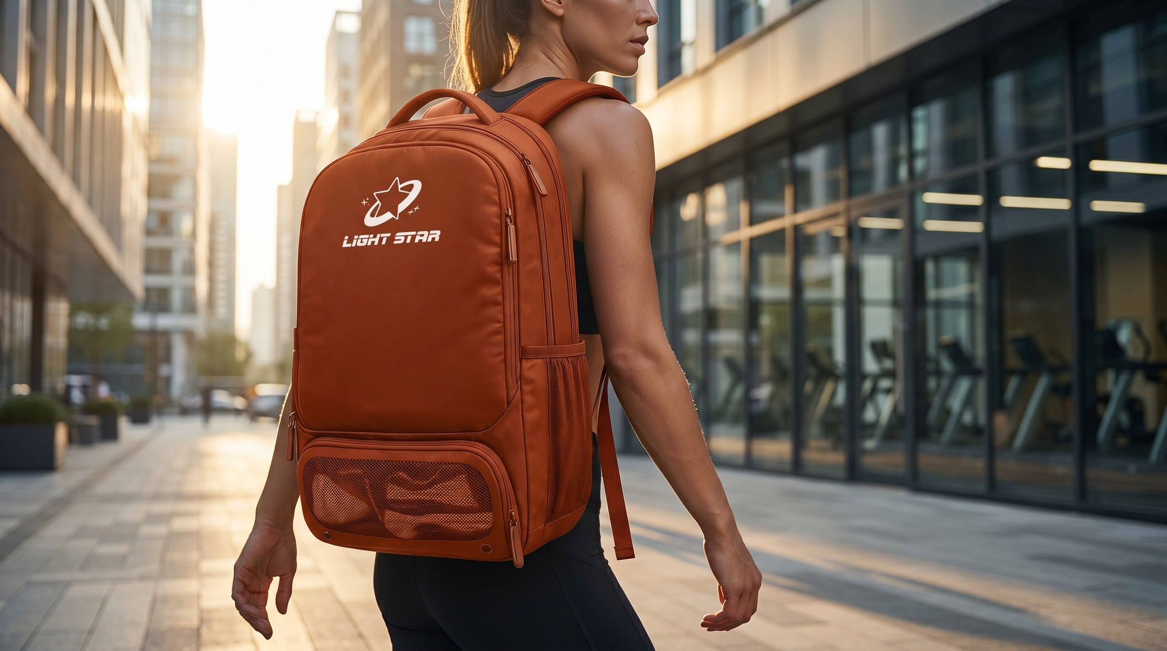 Apex Backpack Tech lifestyle - Burnt Sienna