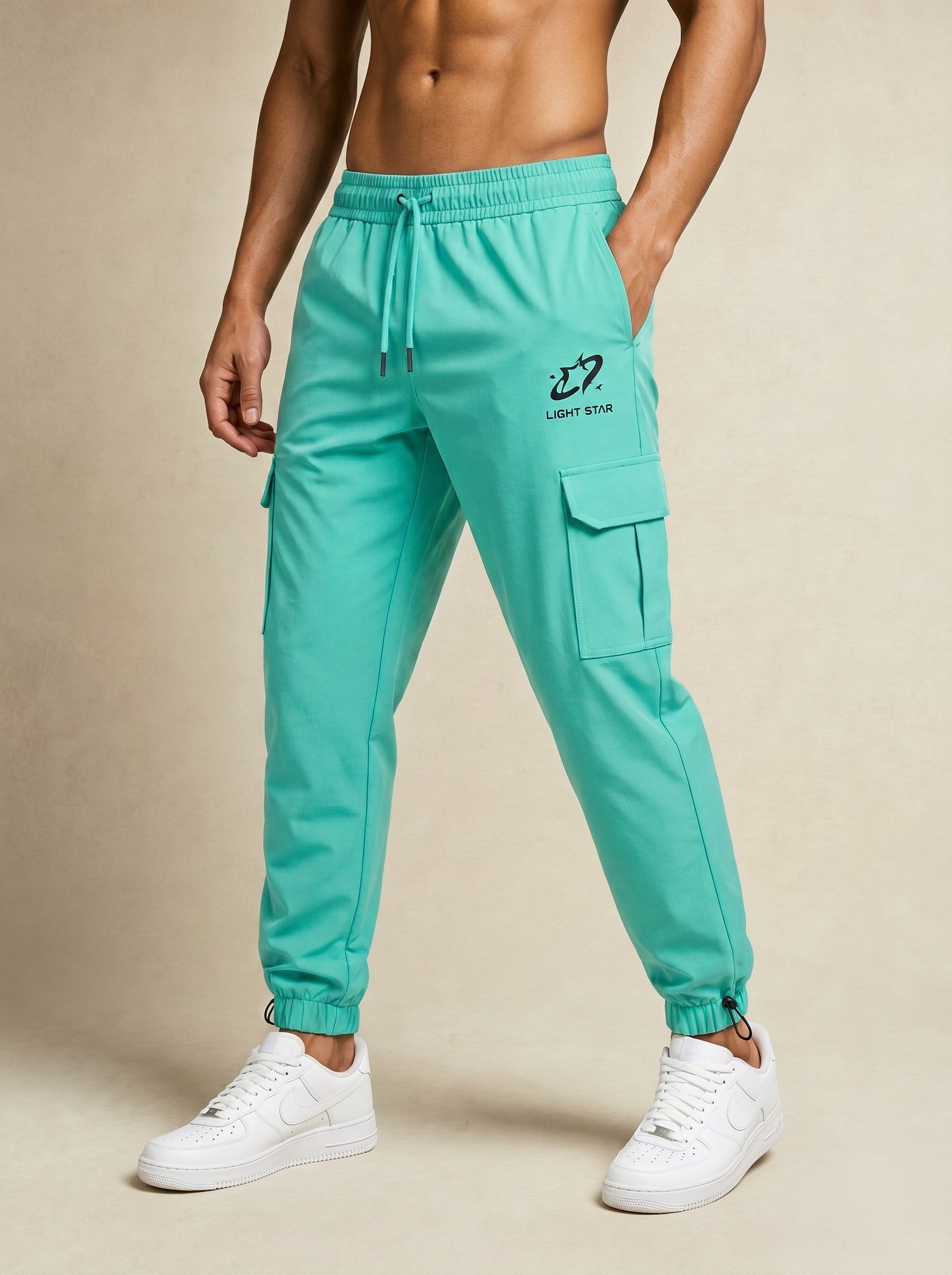 Apex Cargo Joggers - Aqua Mint