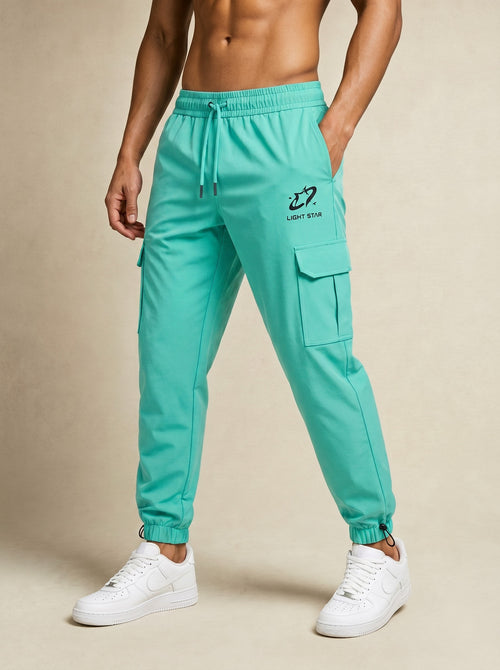 Apex Cargo Joggers - Aqua Mint