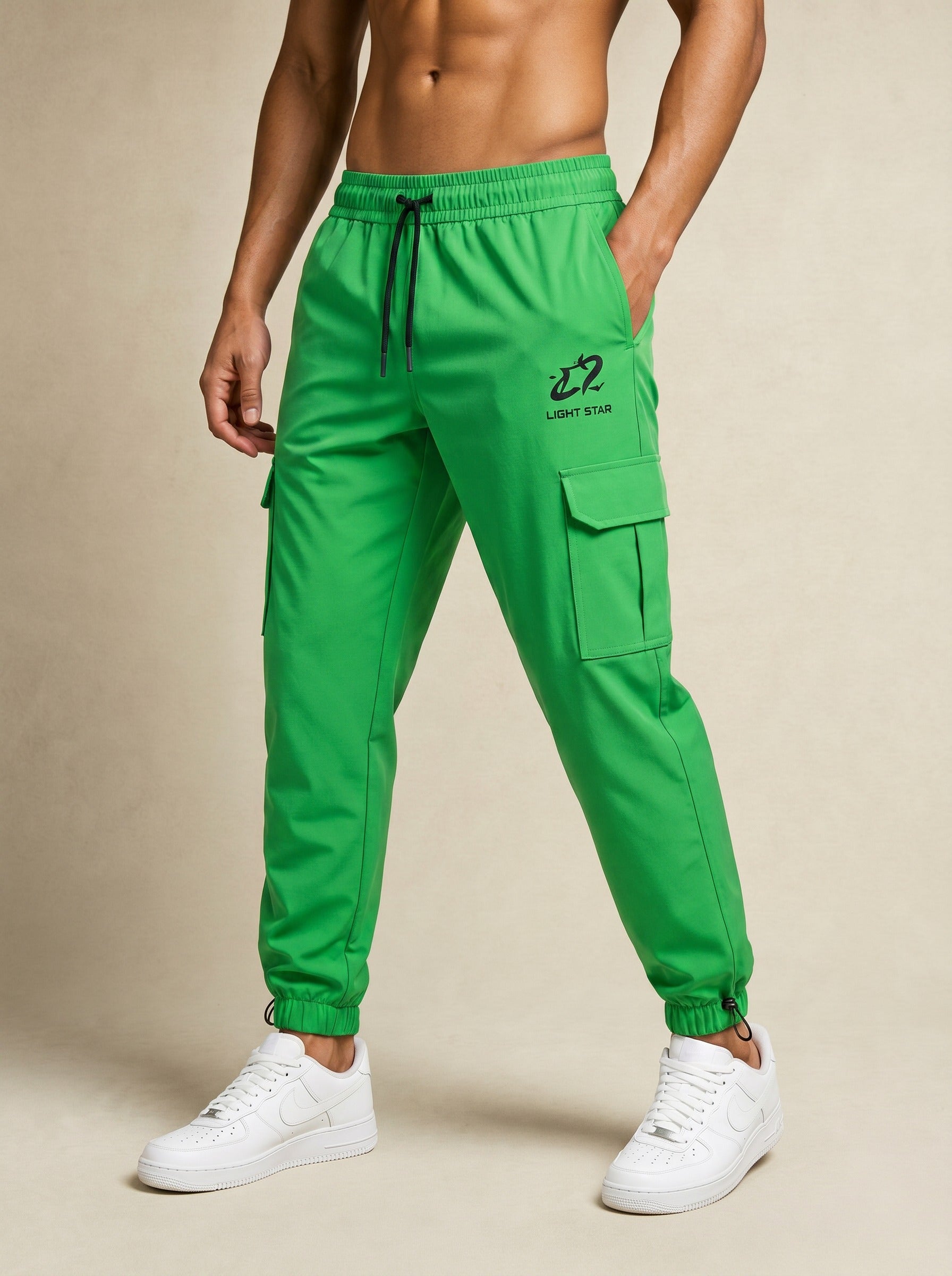 Apex Cargo Joggers - Forest Neon