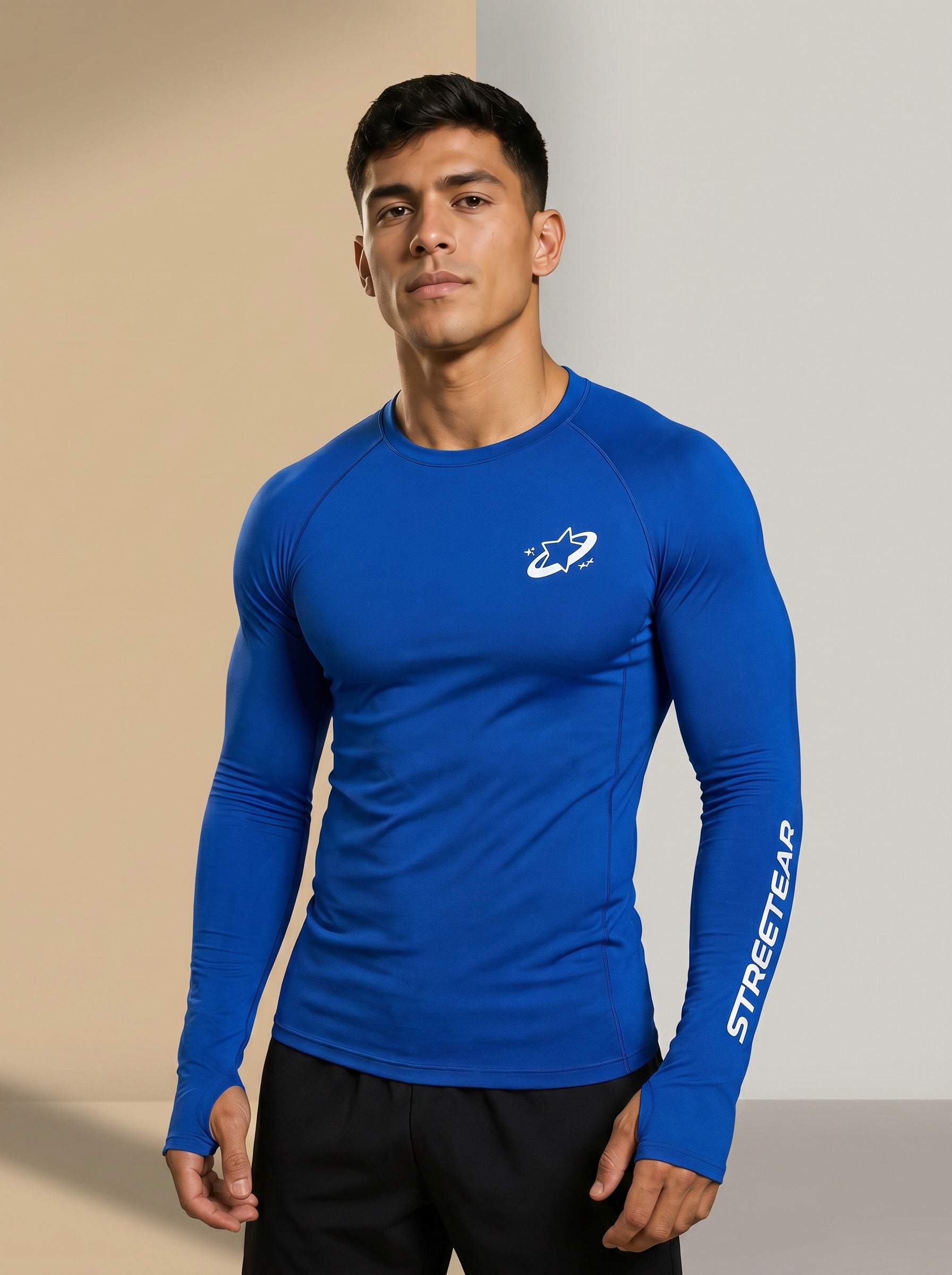Apex Compression Long Sleeve - Cobalt Blue