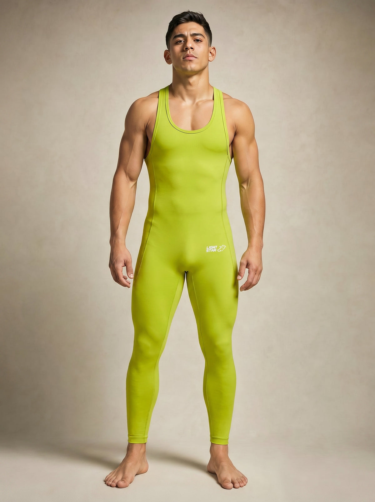Apex Compression Onesie - Acid Green