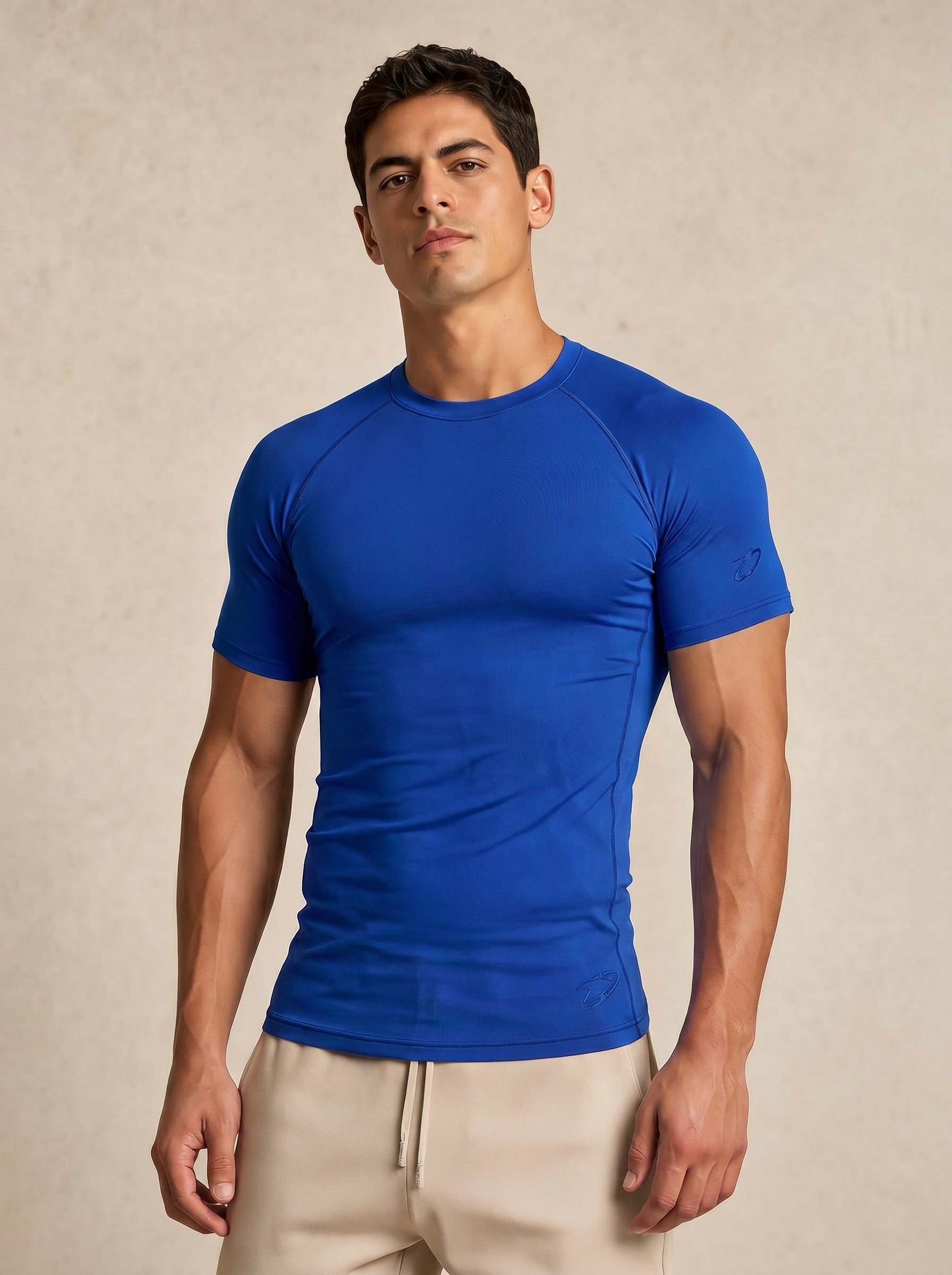Apex Compression Tee - Royal Blue