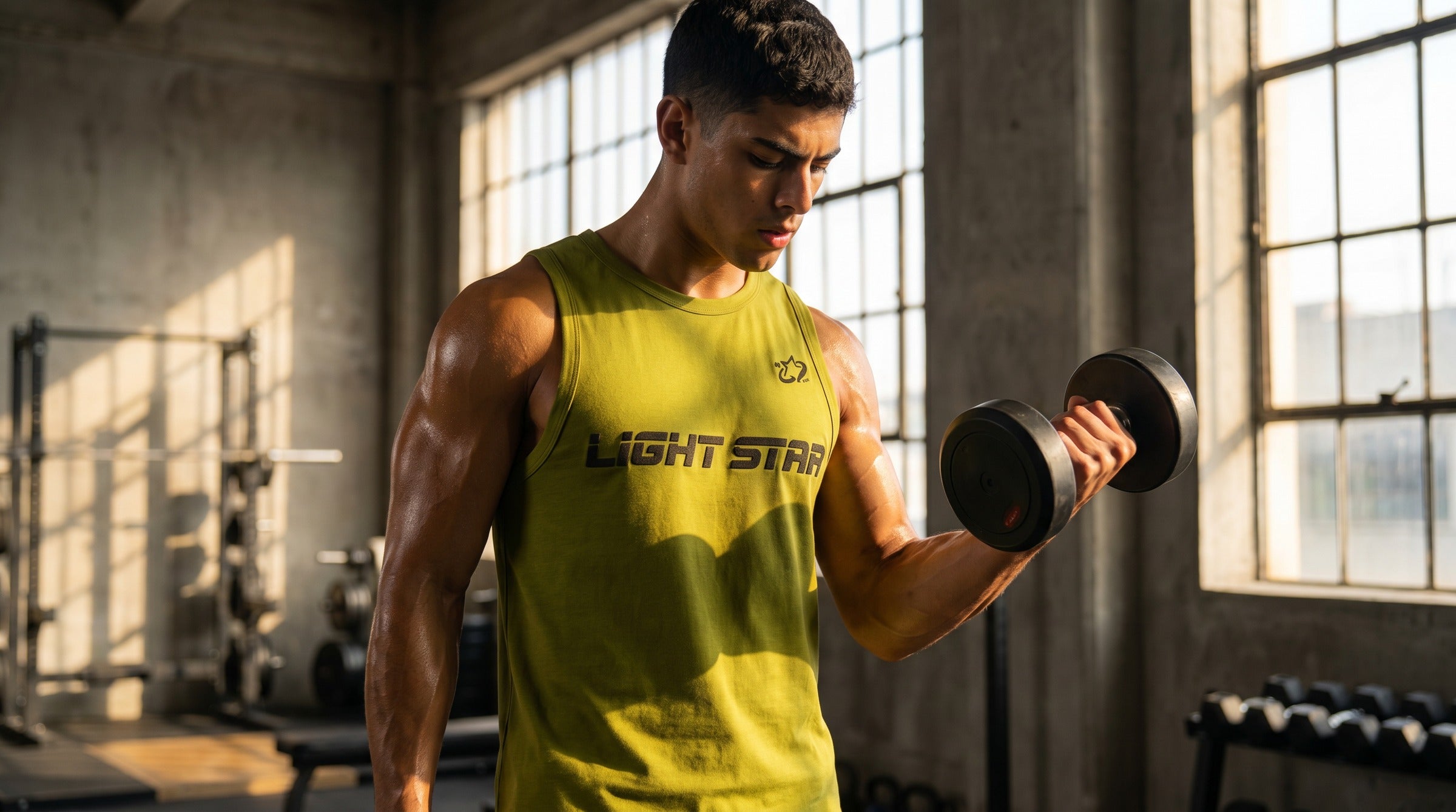 Apex Lift Tank Heavy lifestyle - Bright Olive