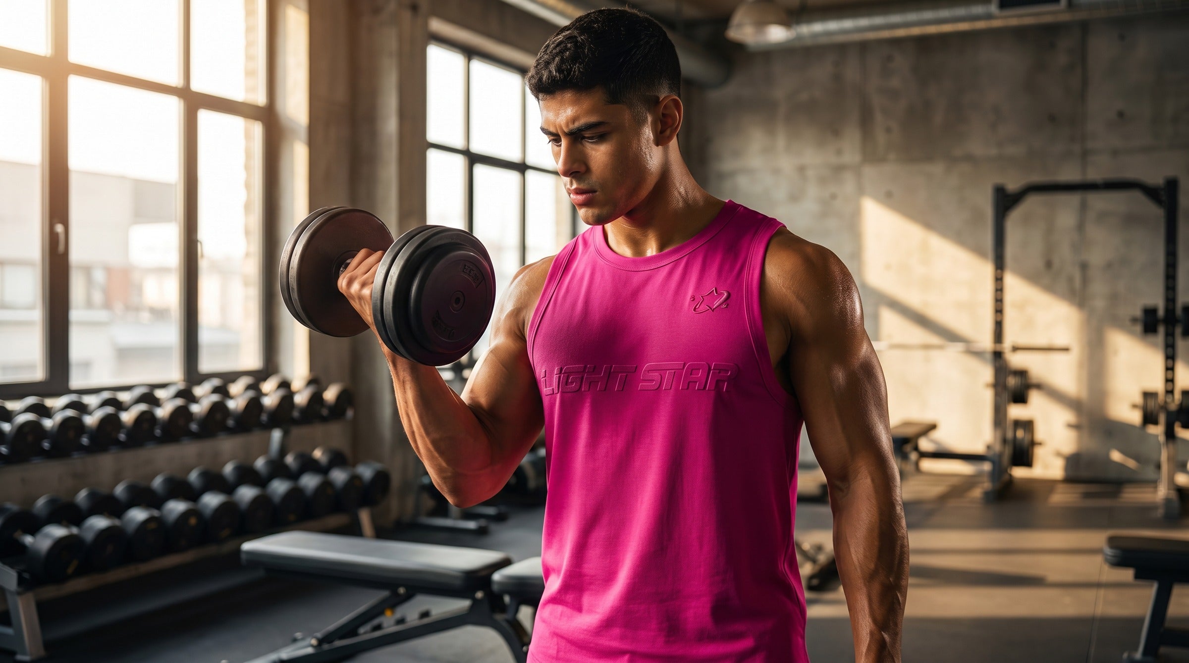 Apex Lift Tank Heavy lifestyle - Hot Magenta