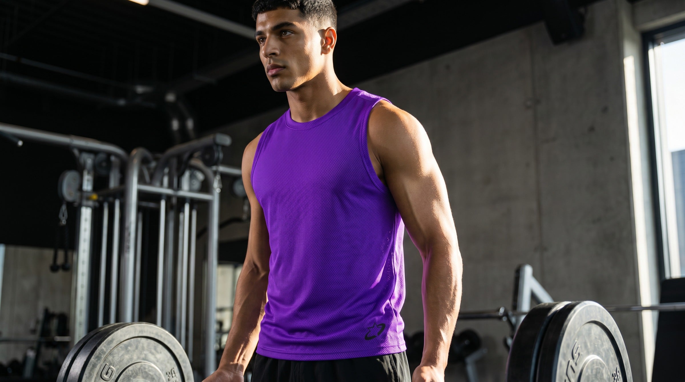 Apex Mesh Tank lifestyle - Electric Purple