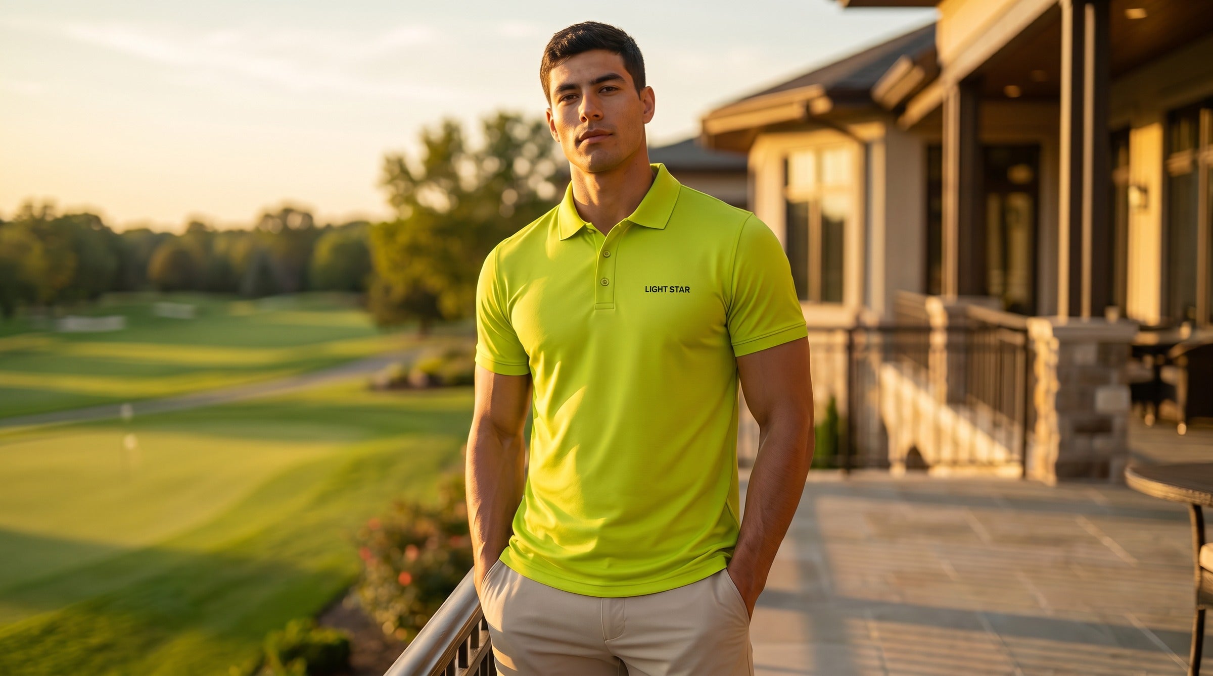 Apex Polo Performance lifestyle - Acid Green