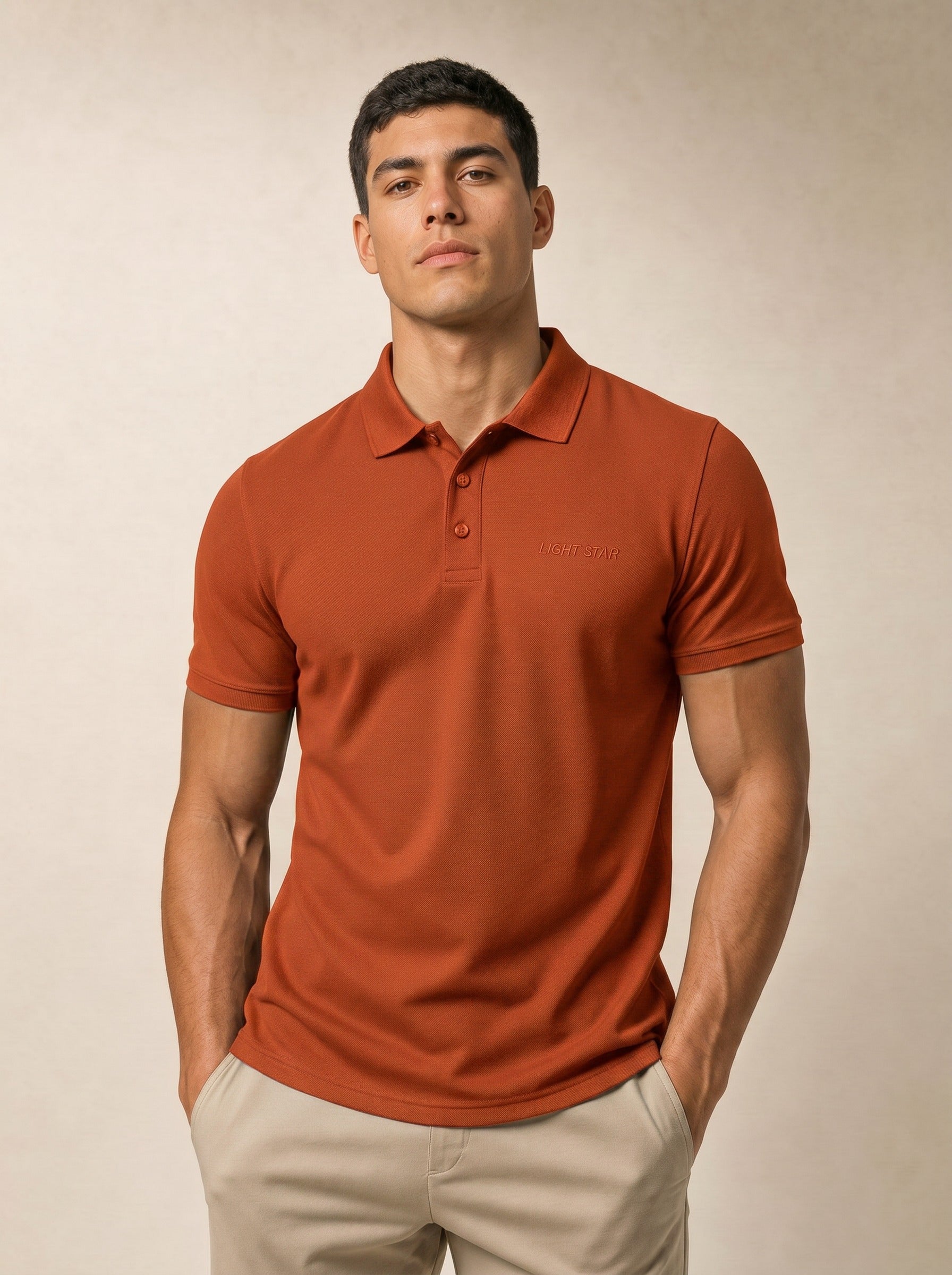 Apex Polo Performance - Burnt Sienna