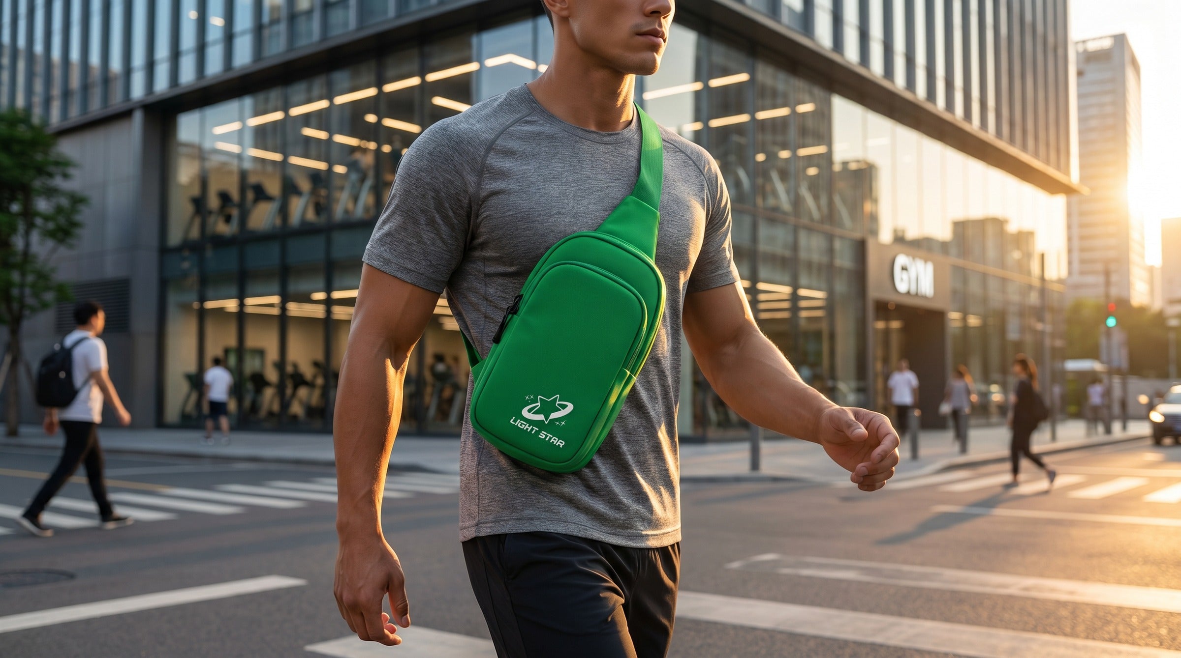 Apex Sling Bag lifestyle - Kelly Green