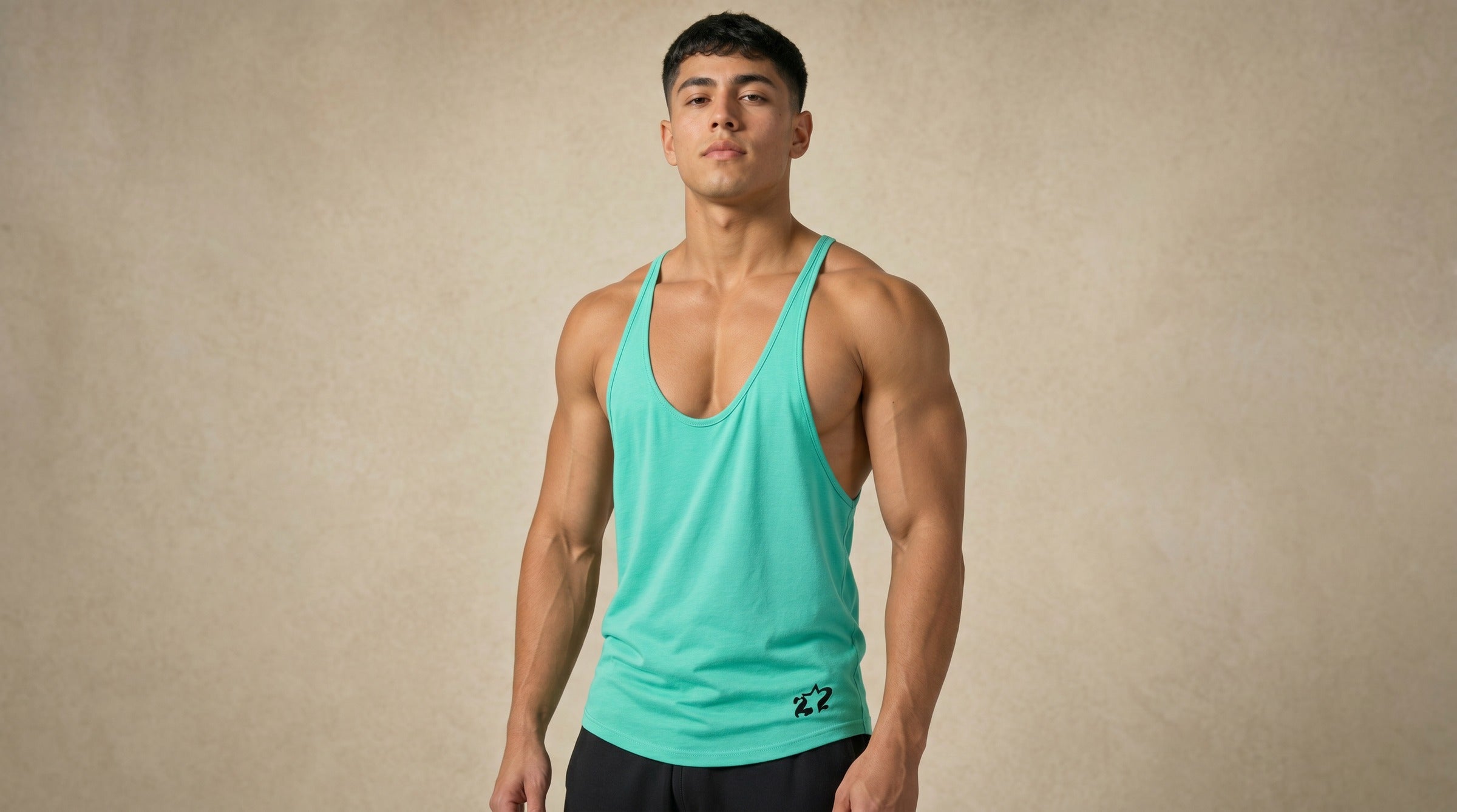 Apex Stringer Vest lifestyle - Aqua Mint