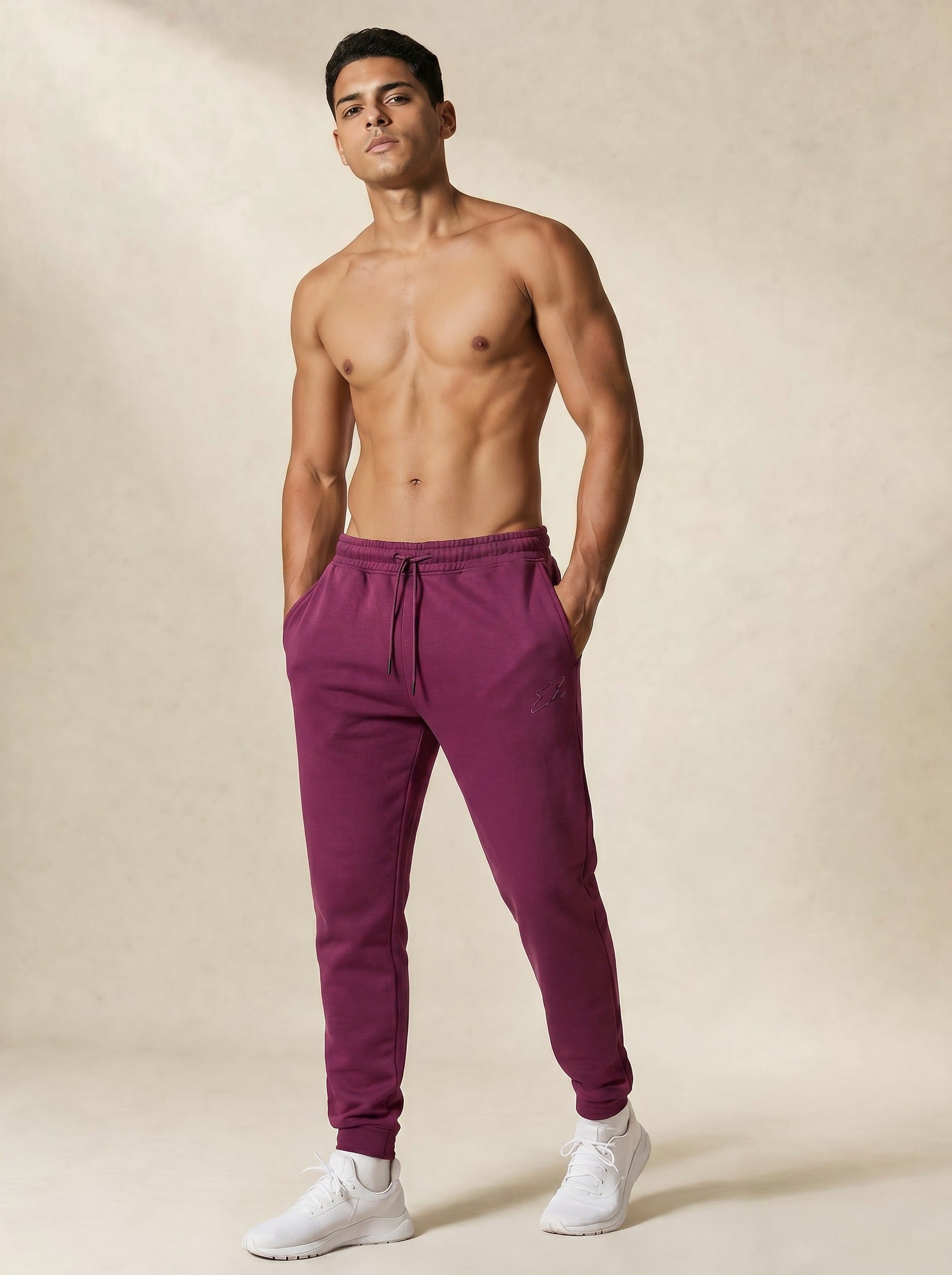 Apex Tapered Joggers - Plum Violet