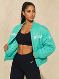 Comet Bomber Jacket - Aqua Mint