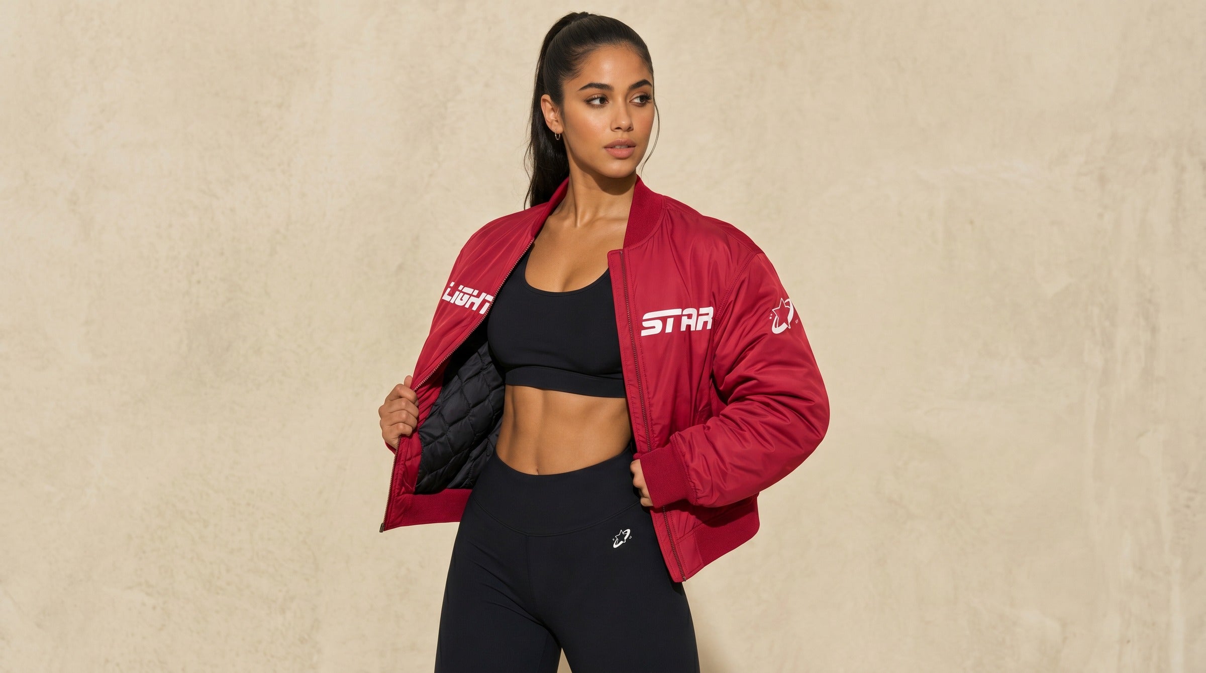 Comet Bomber Jacket lifestyle - Crimson