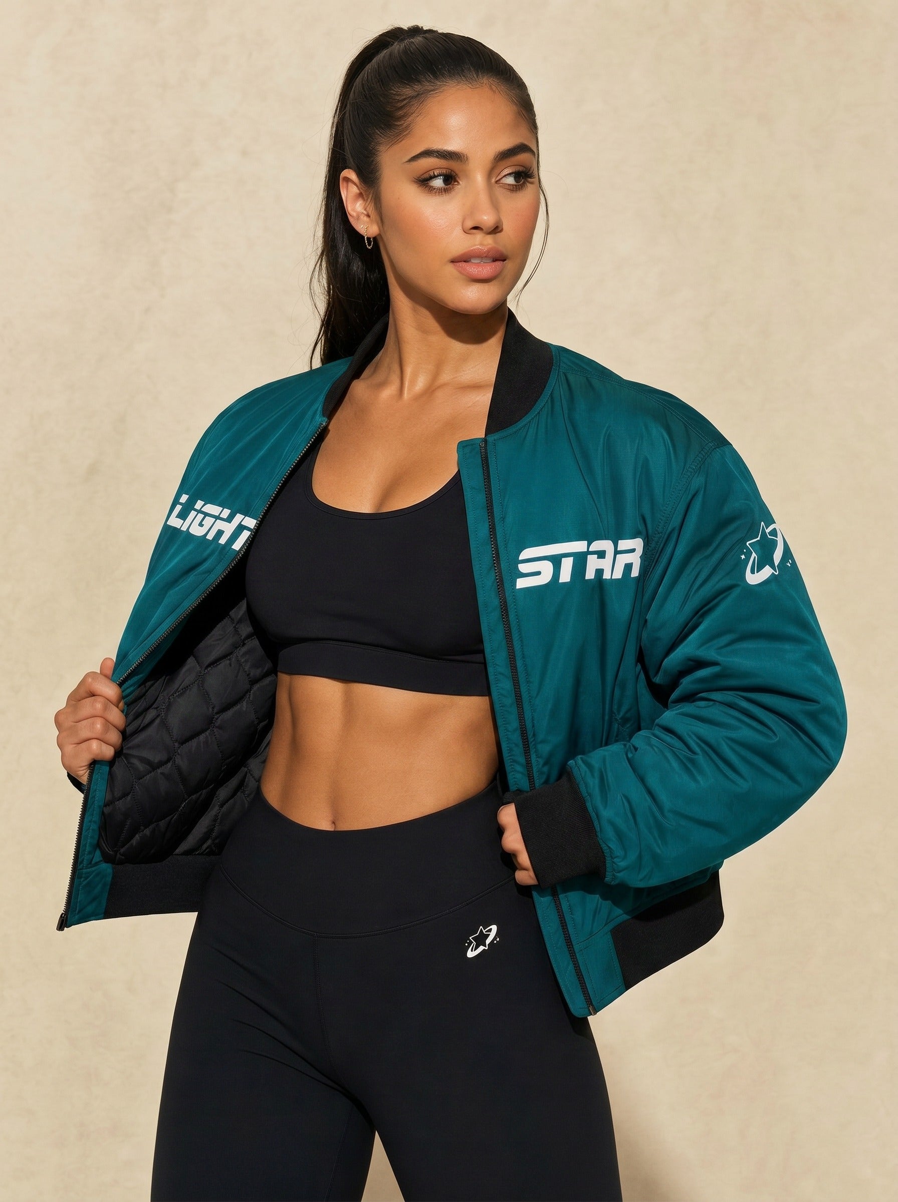 Comet Bomber Jacket - Deep Teal