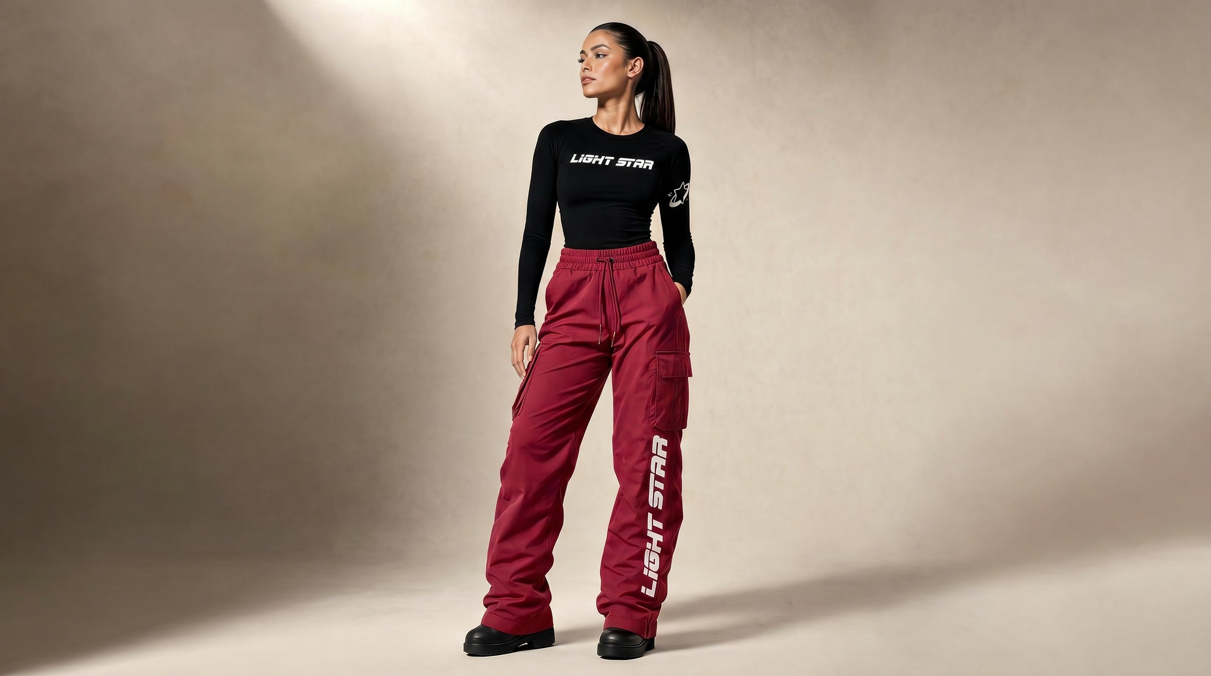 Comet Ski Pants lifestyle - Ruby