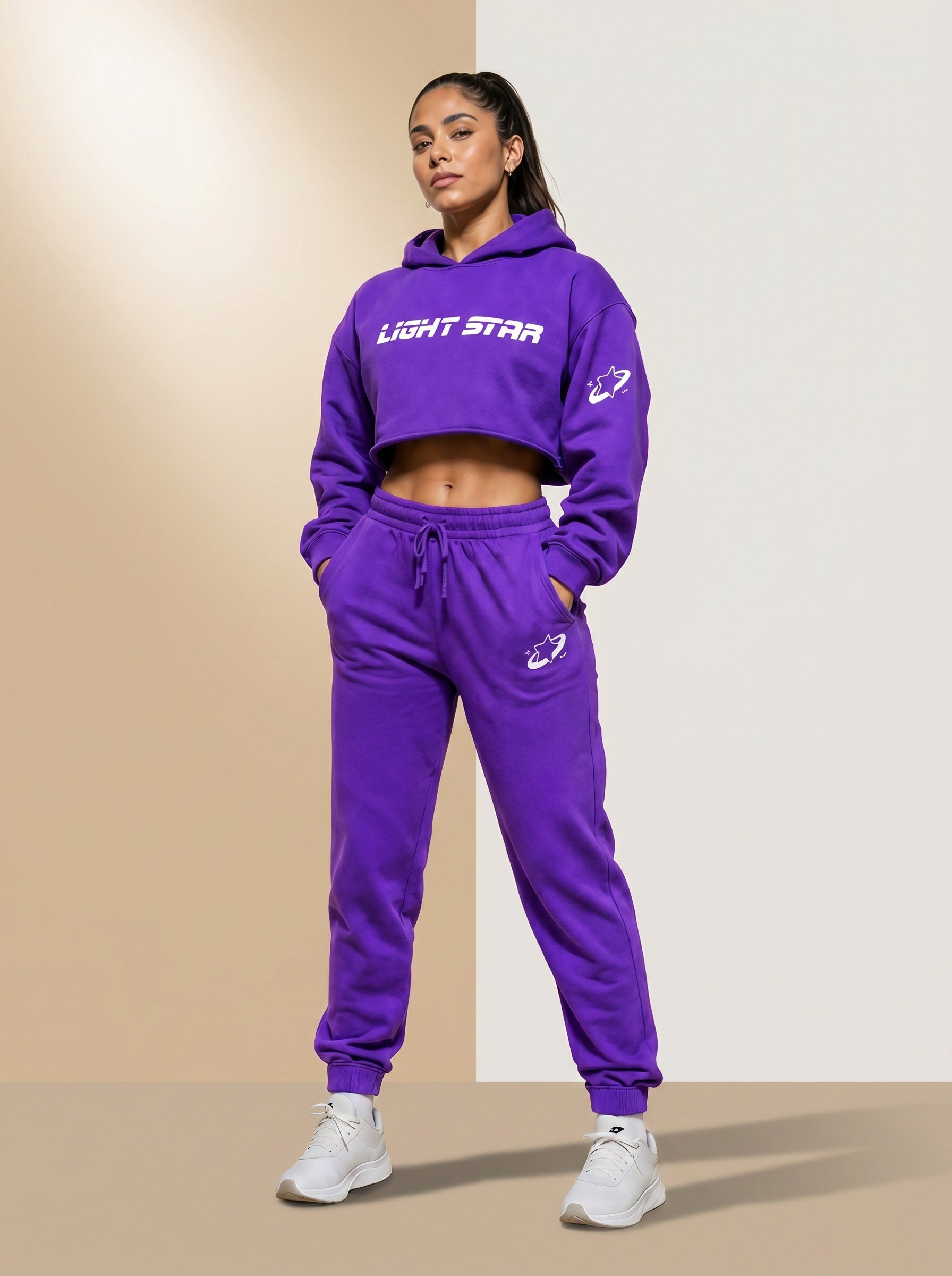 Cosmos Tracksuit Set - Electric Purple