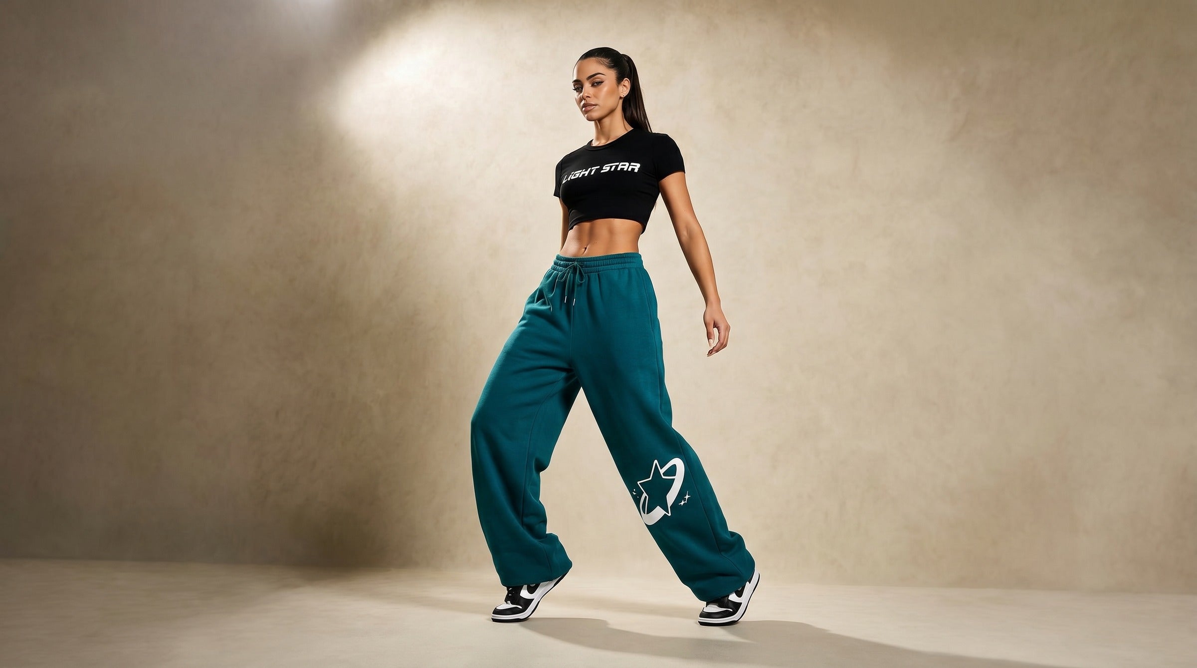 Drift Wide-Leg Sweatpants lifestyle - Deep Teal