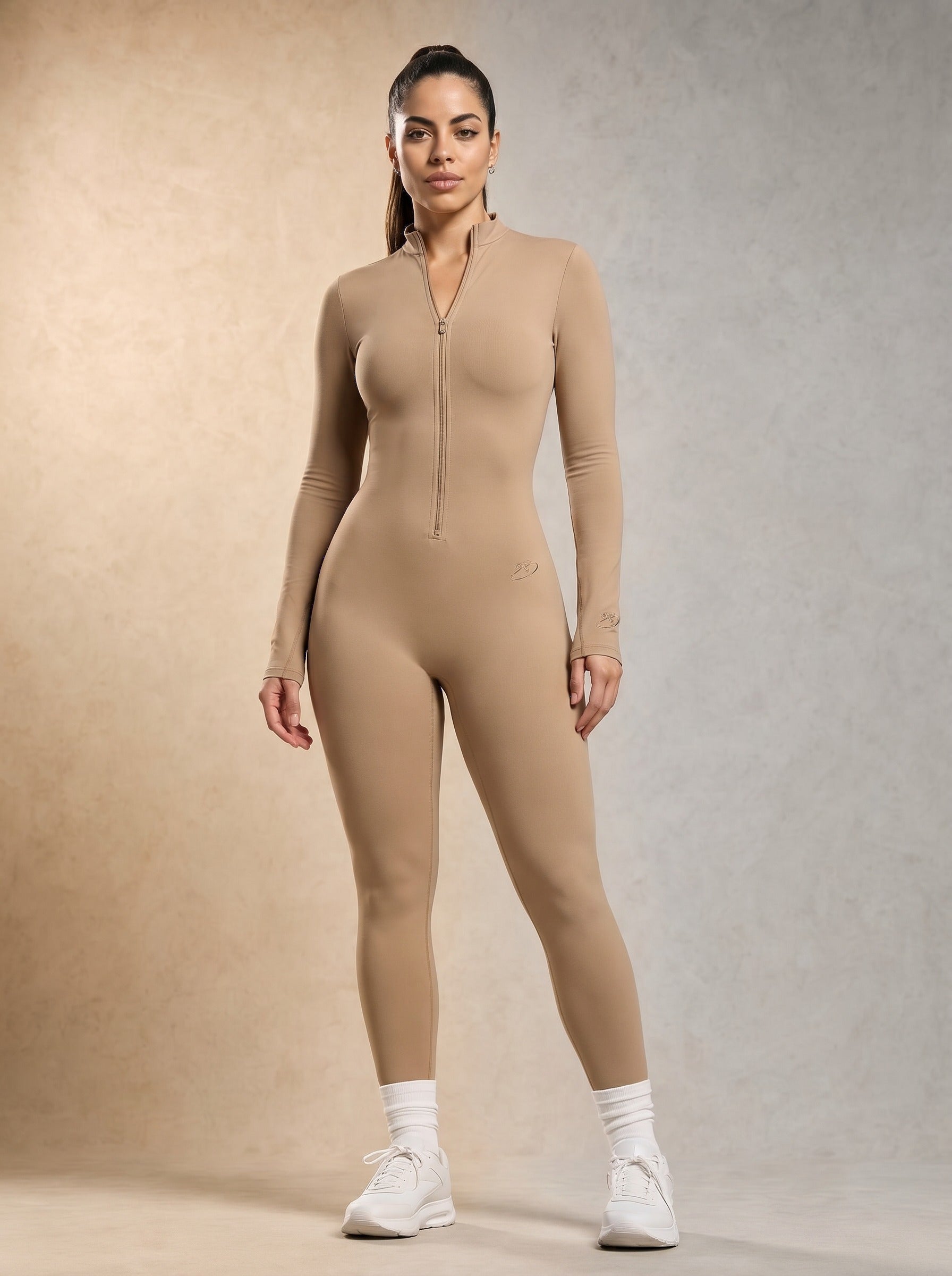 Eclipse Onesie Long - Warm Beige