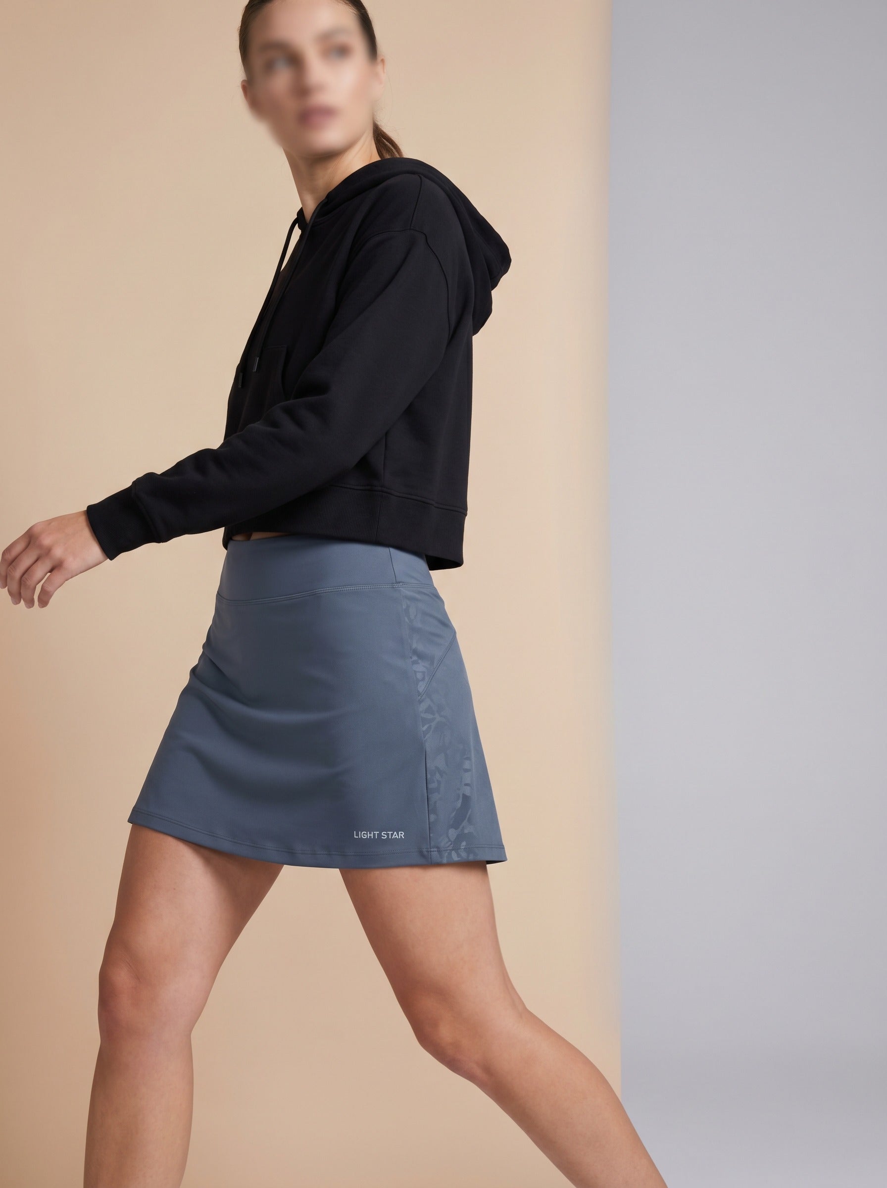 Eclipse Skirt - Slate Blue