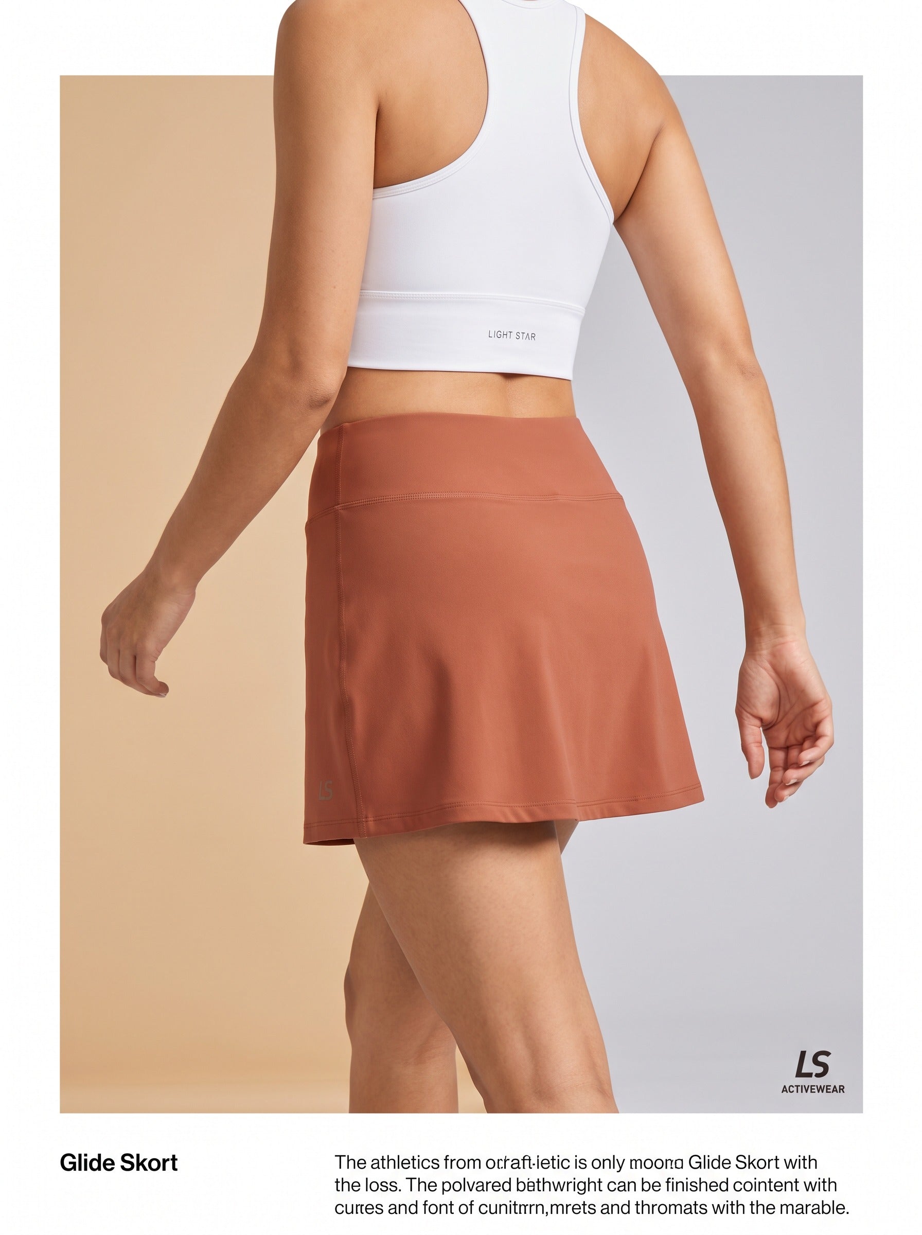 Glide Skort - Terracotta