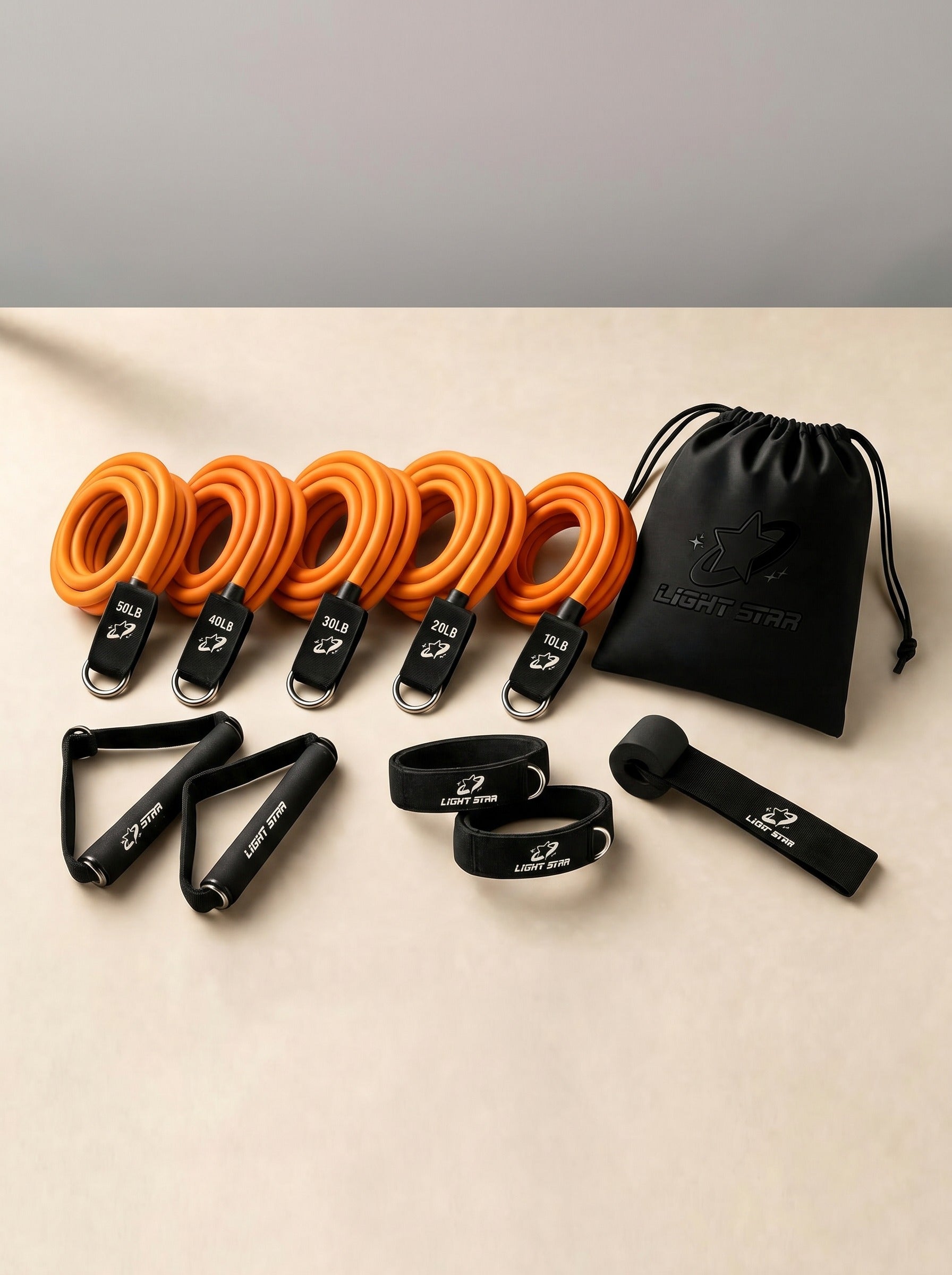 Halo Resistance Bands Set - Tangerine