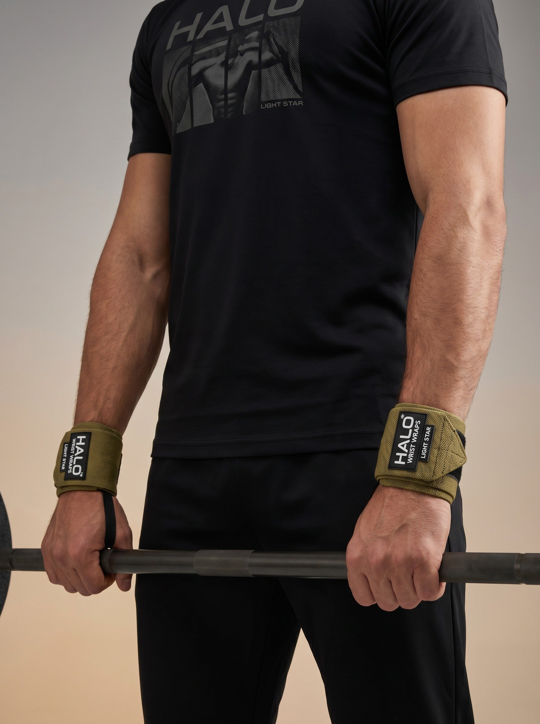 Halo Wrist Wraps - Khaki Olive