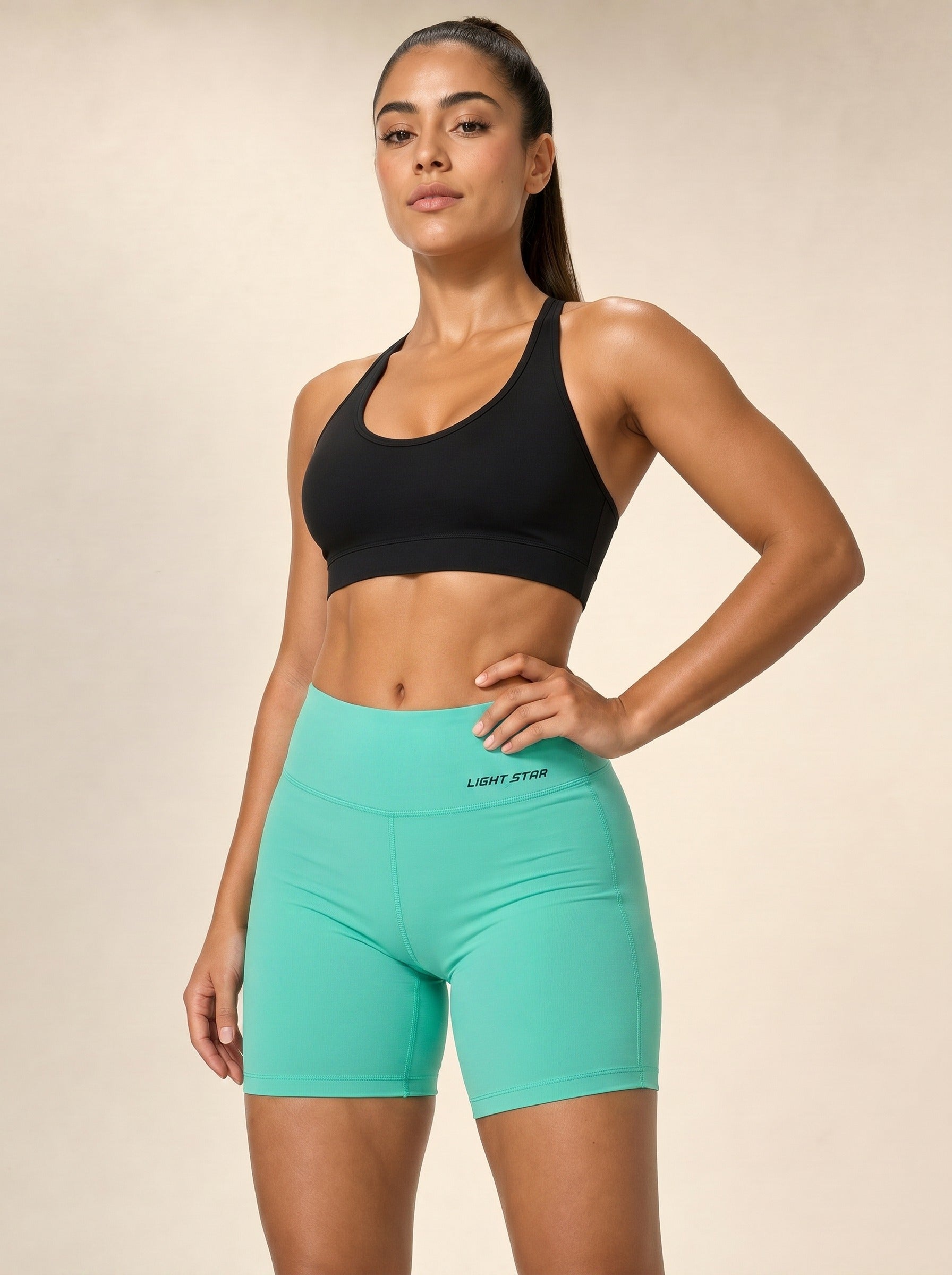 Lunar Biker Short 7" - Aqua Mint