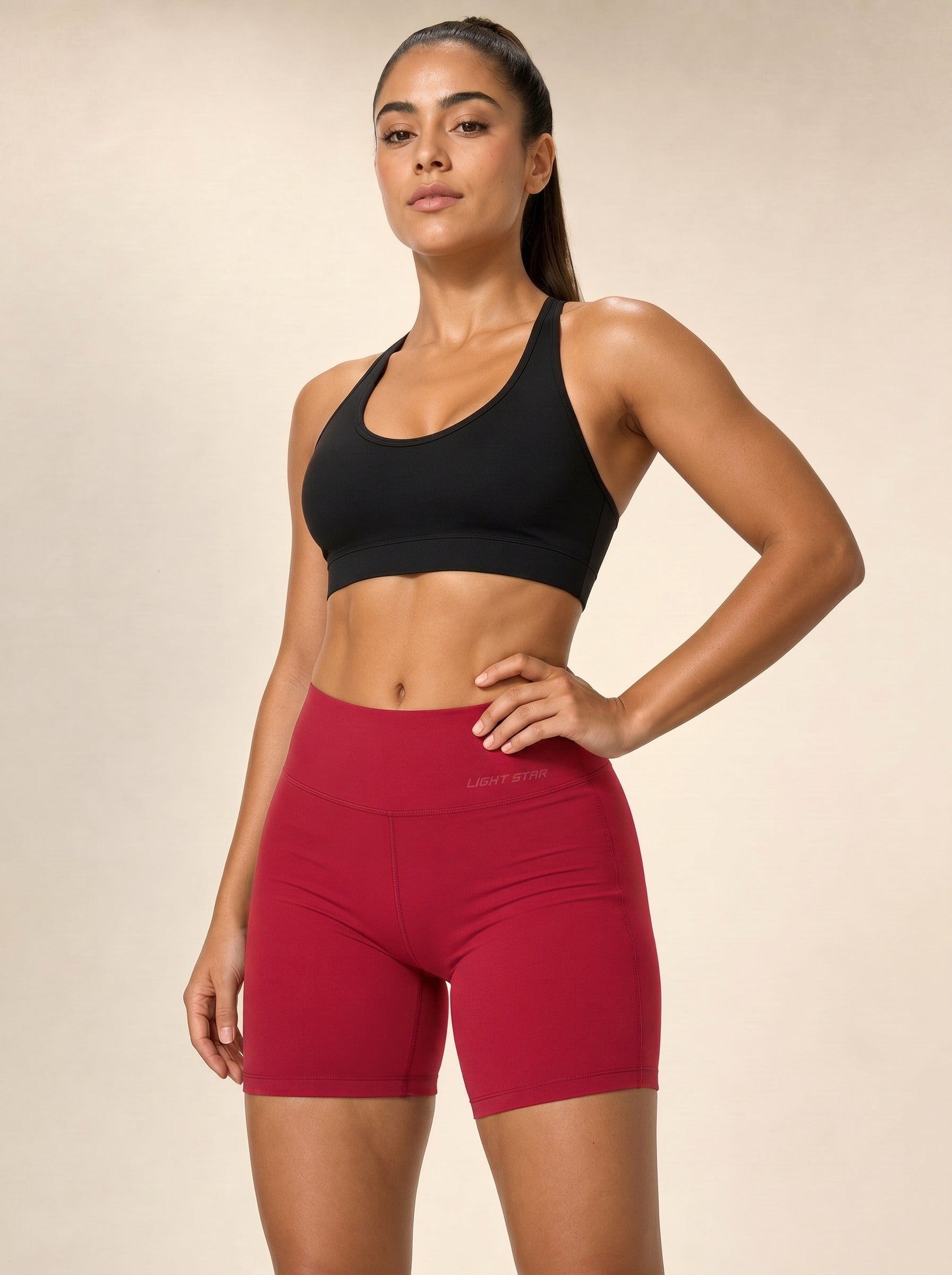 Lunar Biker Short 7" - Crimson