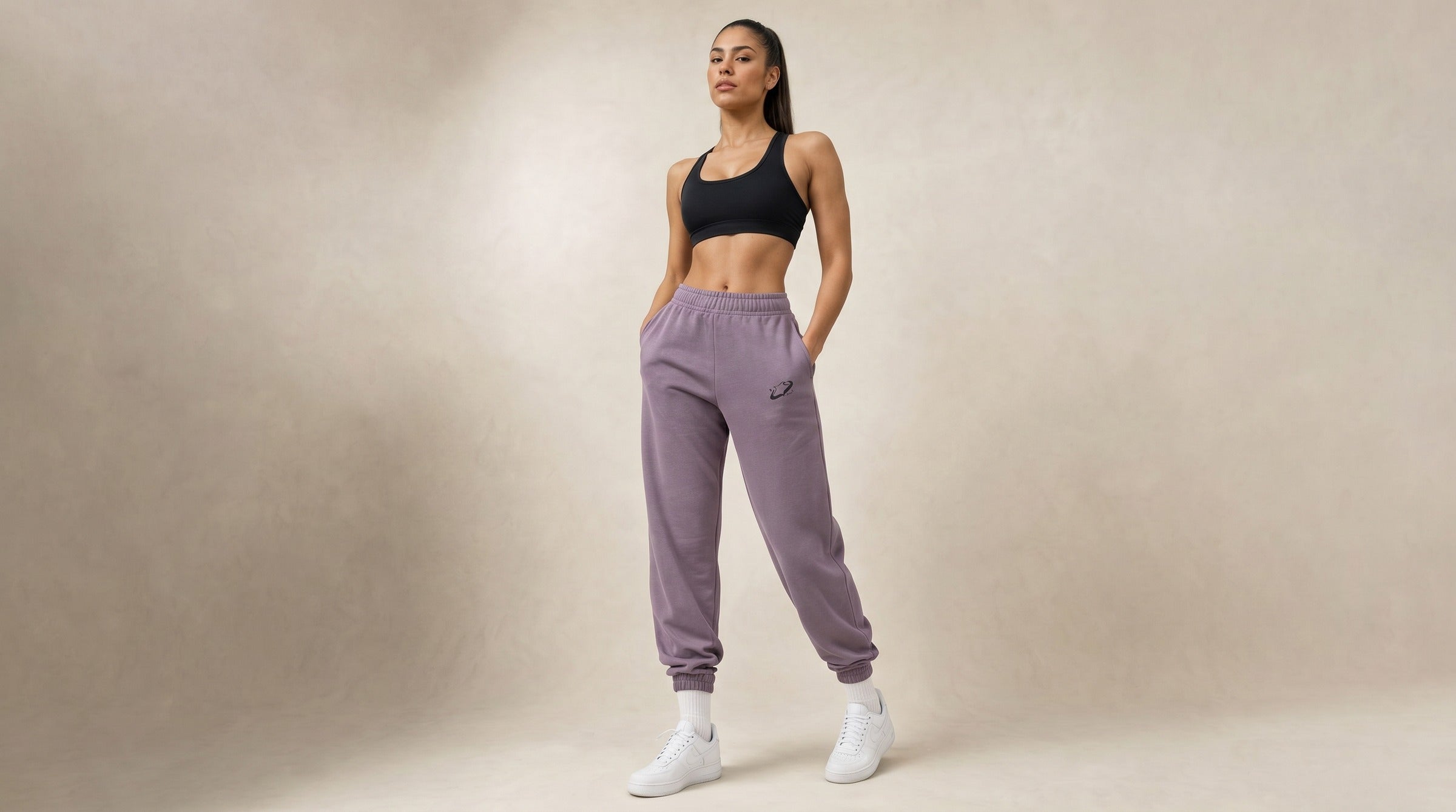 Nimbus Joggers lifestyle - Dusty Lilac