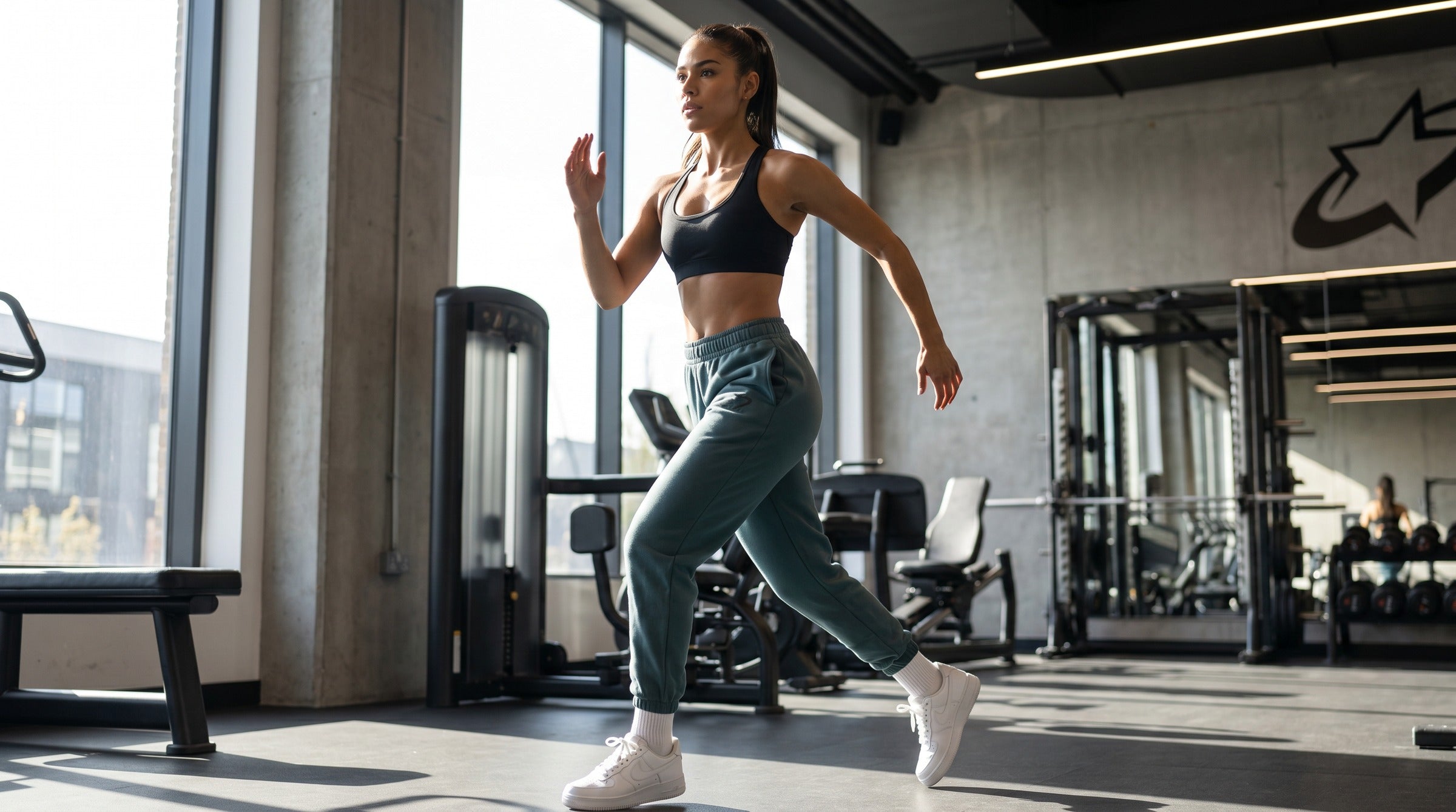 Nimbus Joggers lifestyle - Muted Teal