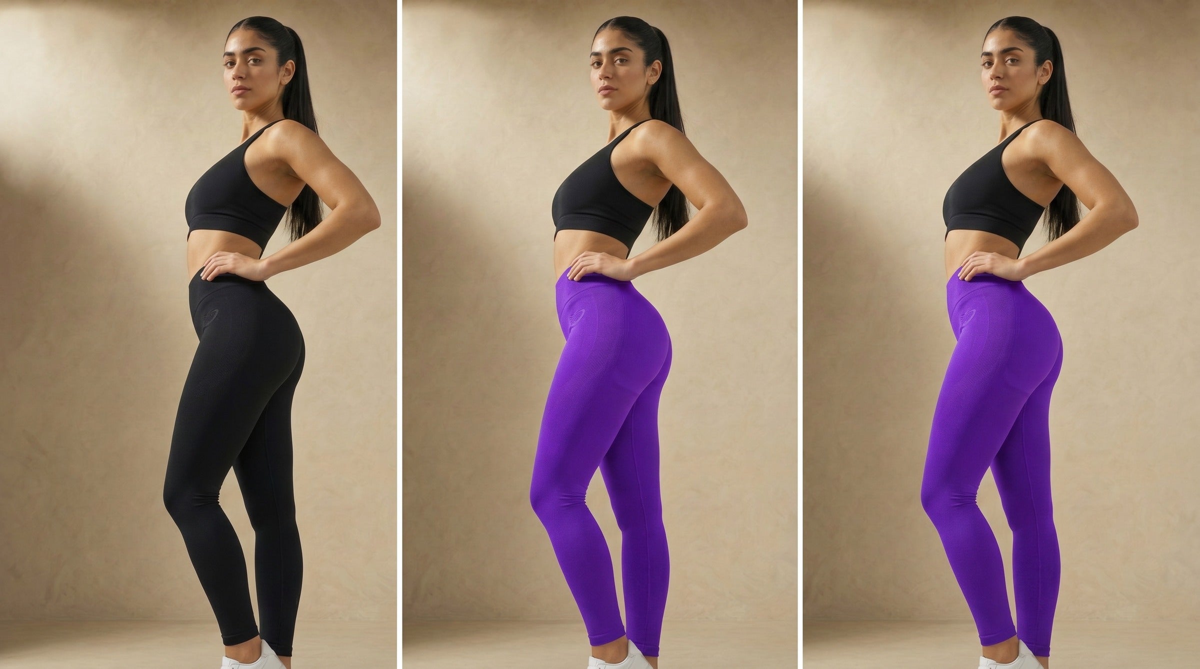 Nova Seamless Leggings lifestyle - Electric Purple