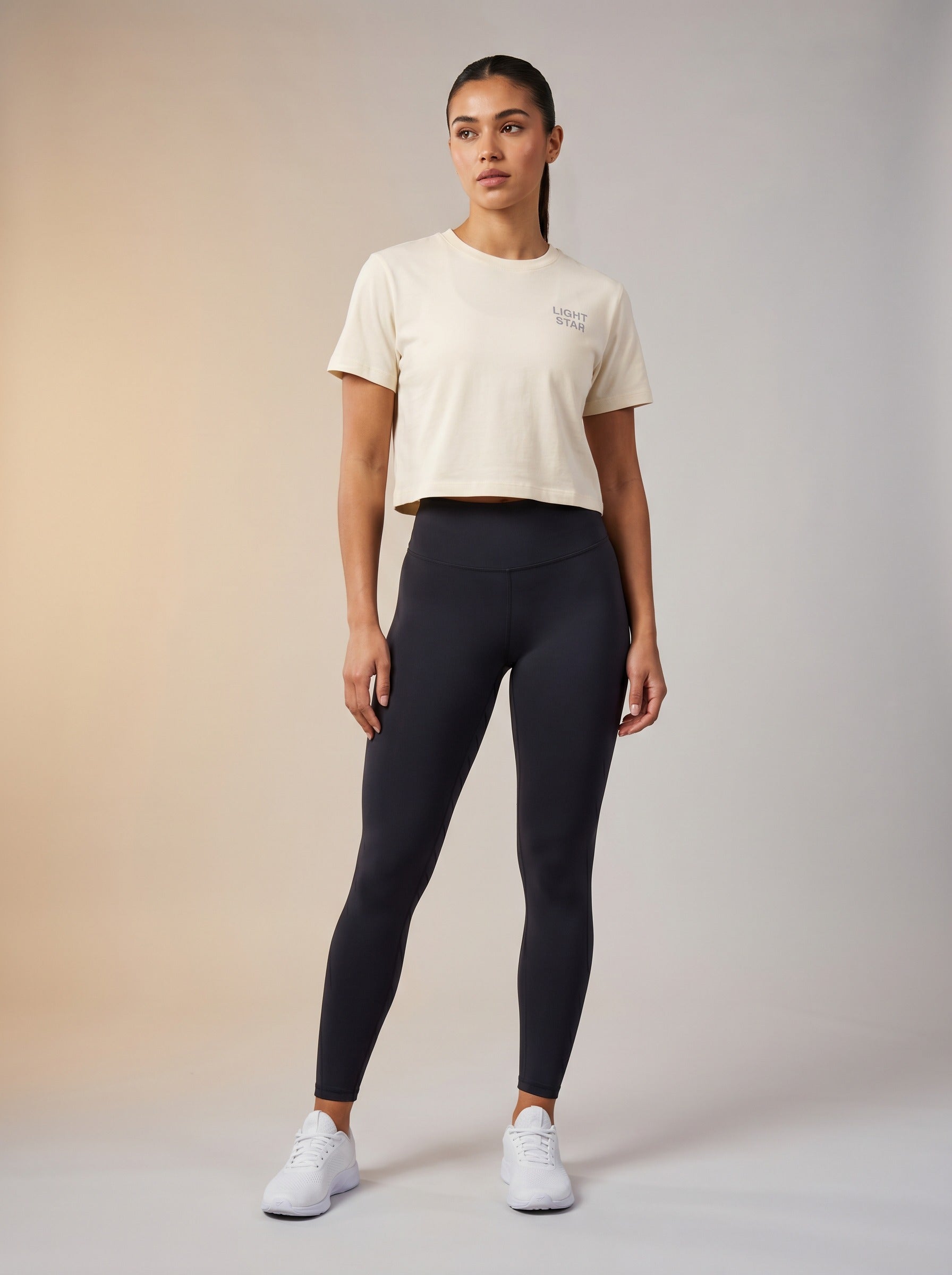 Stardust Crop Top - Cream White