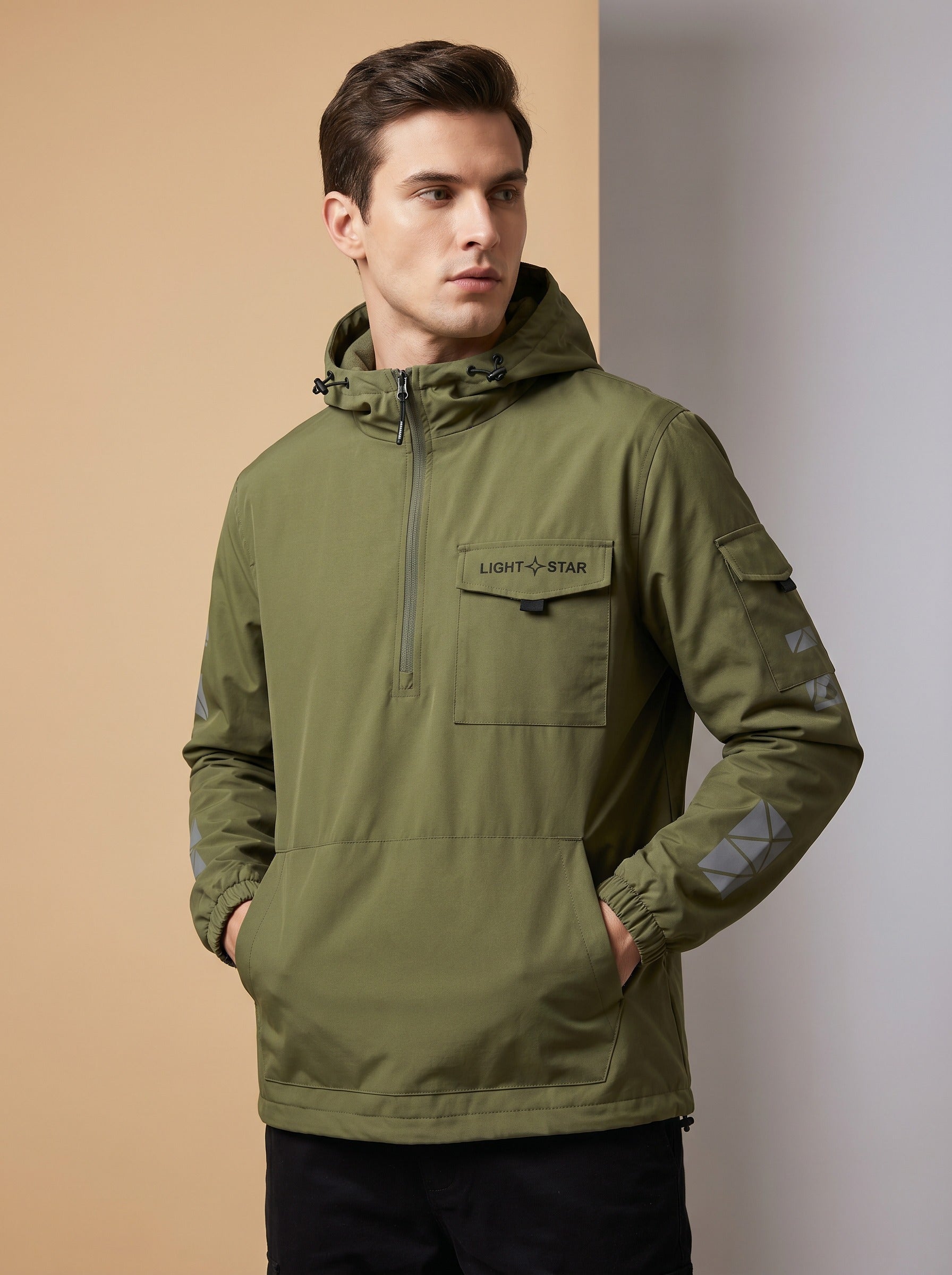 Stellar Anorak - Olive Green