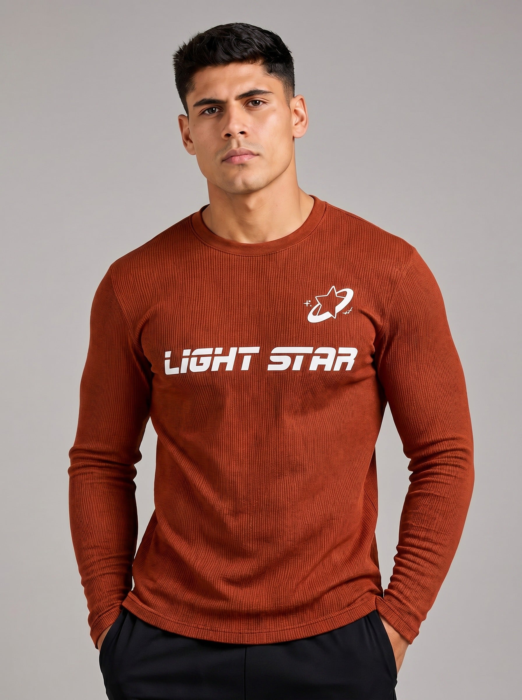Stellar Beanie Long Sleeve - Burnt Sienna