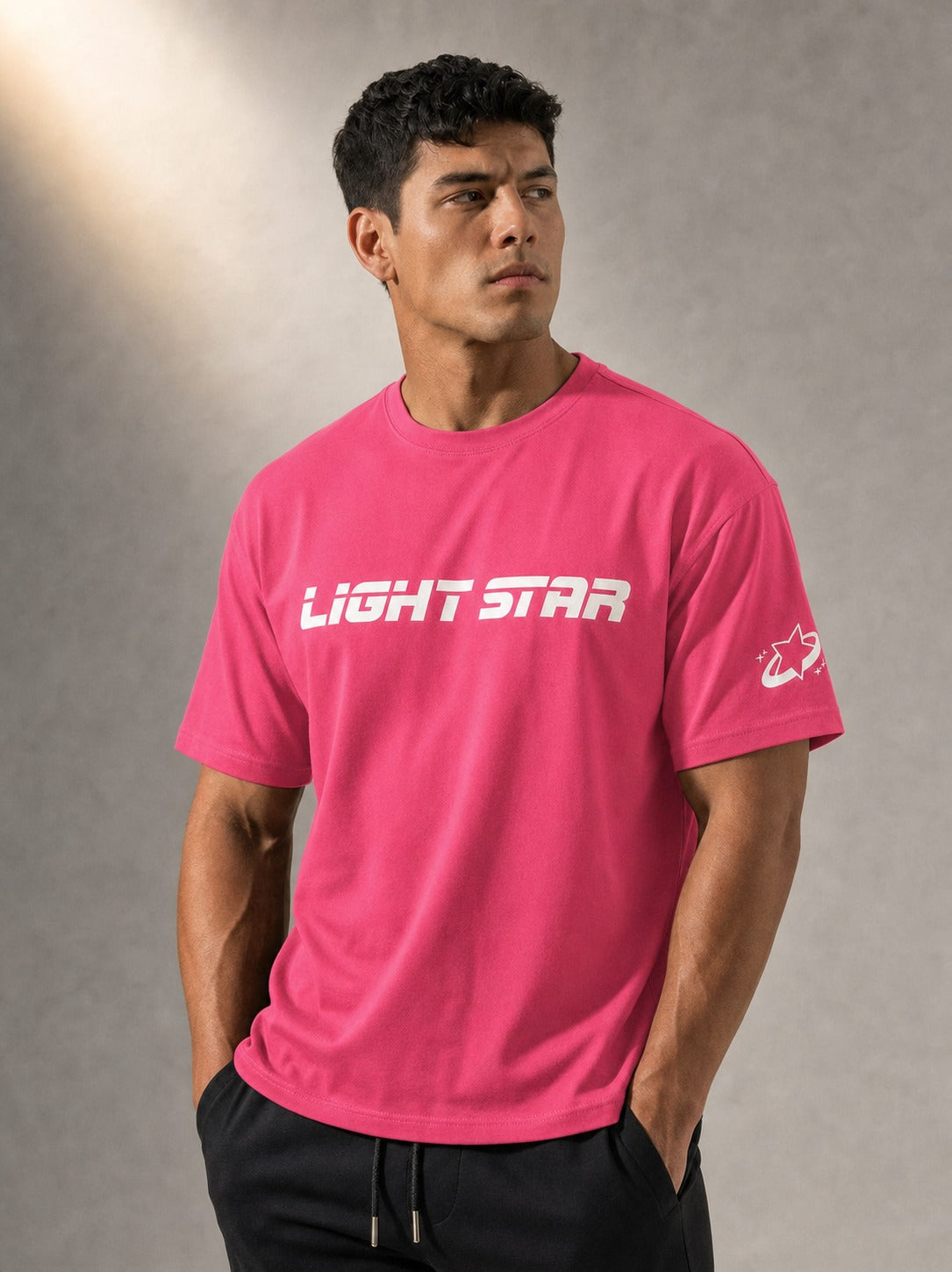 Stellar Boxy Tee - Hot Pink