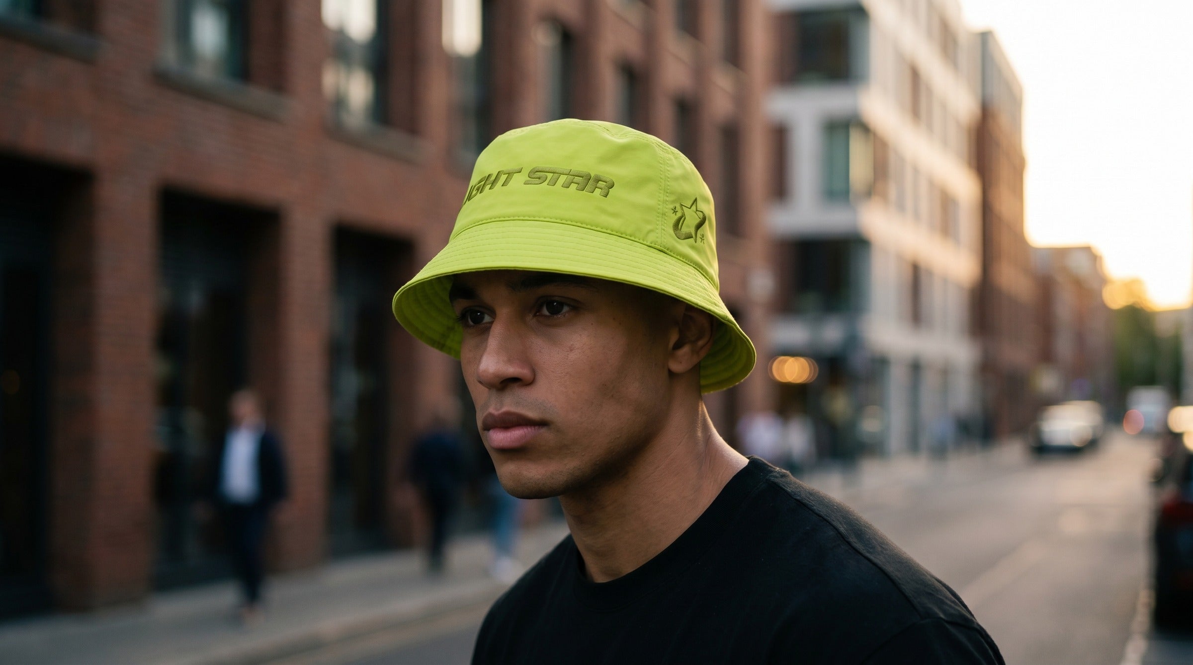 Stellar Bucket Hat lifestyle - Acid Green