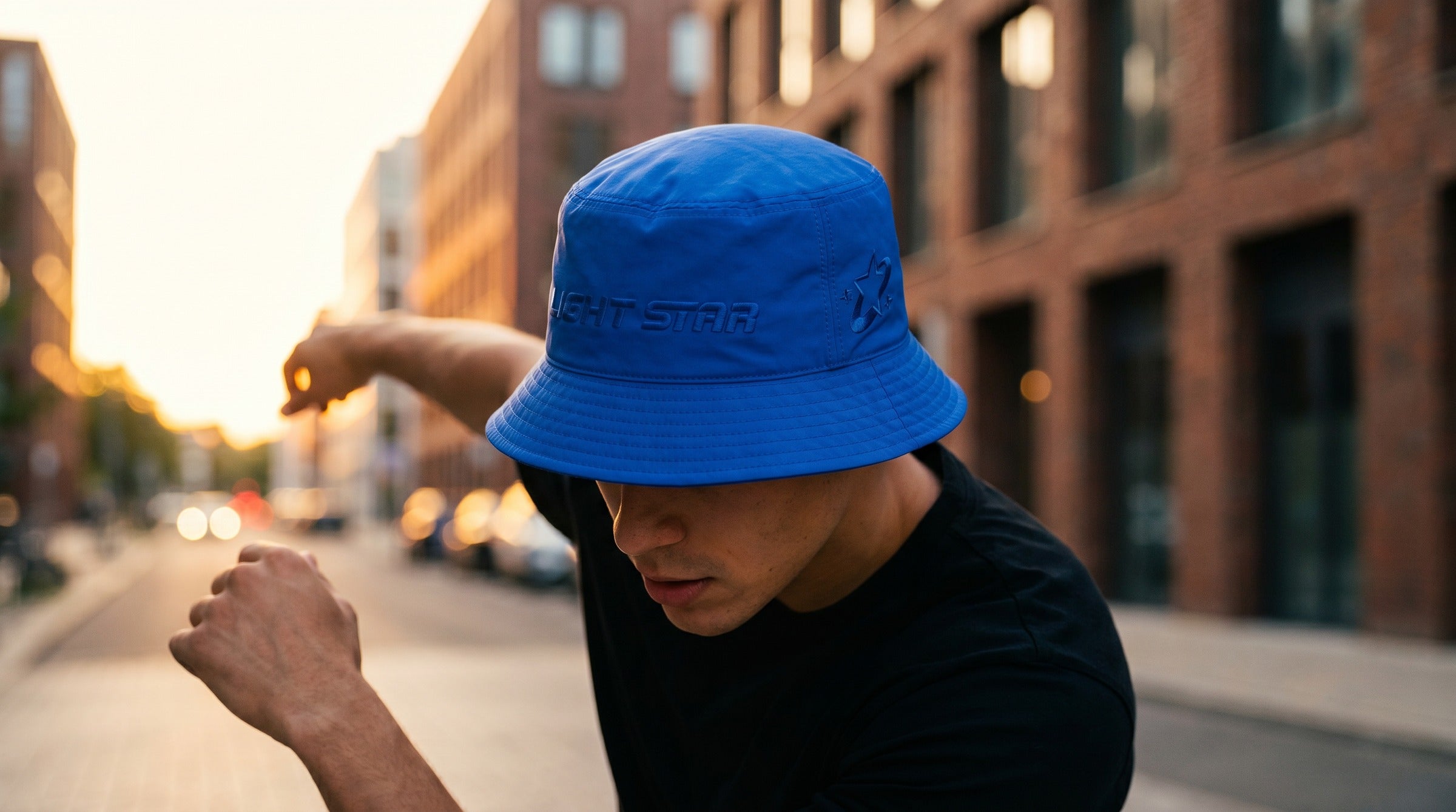 Stellar Bucket Hat lifestyle - Cobalt Blue