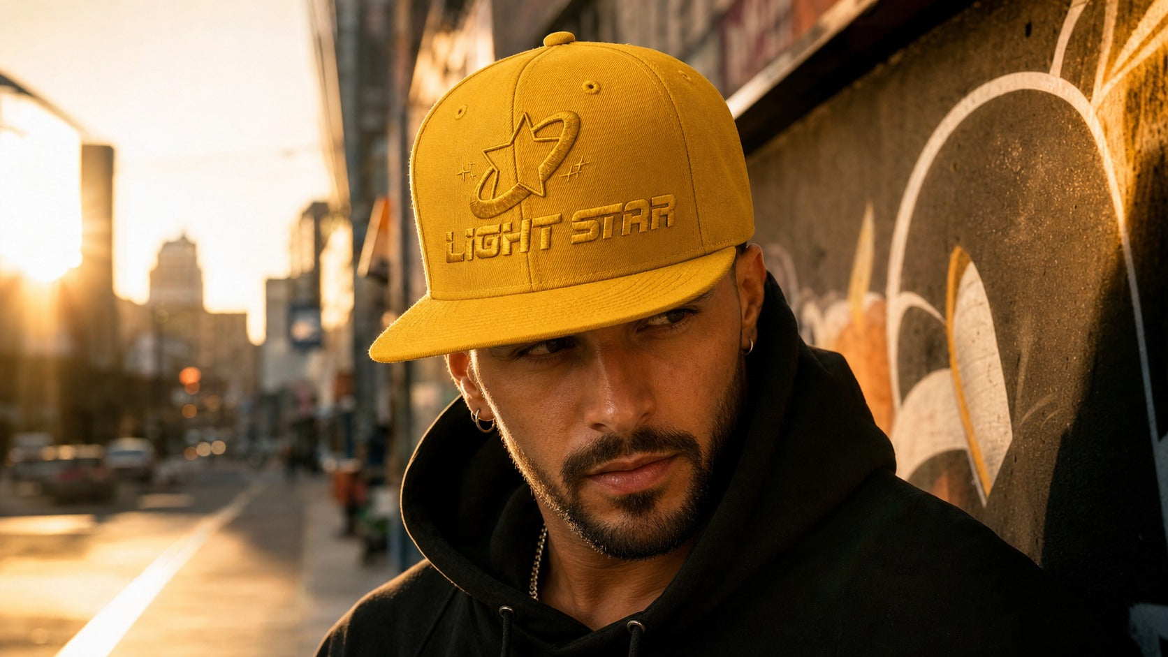 Stellar Cap Snapback lifestyle - Mustard Yellow