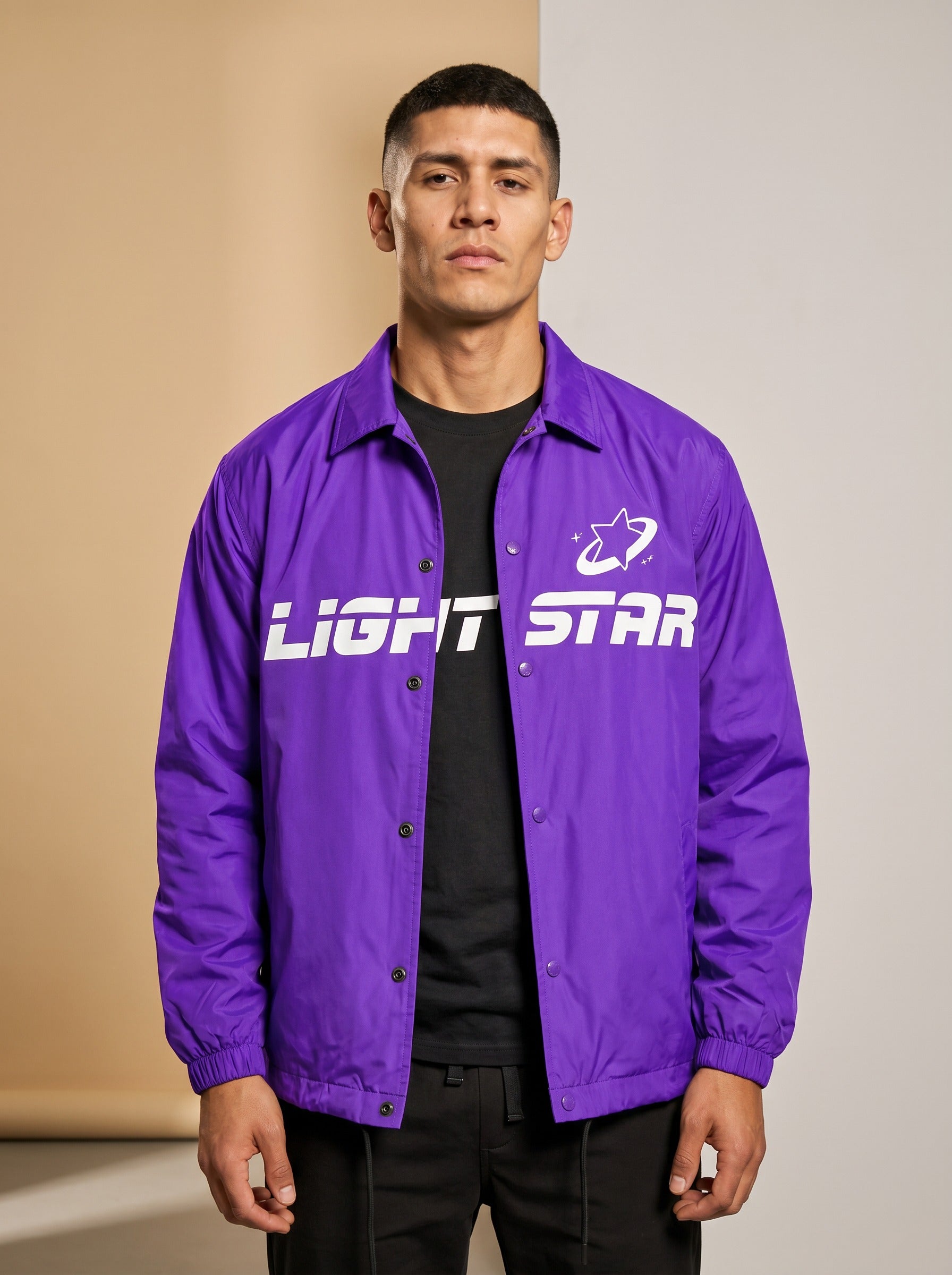Stellar Coach Jacket - Electric Purple