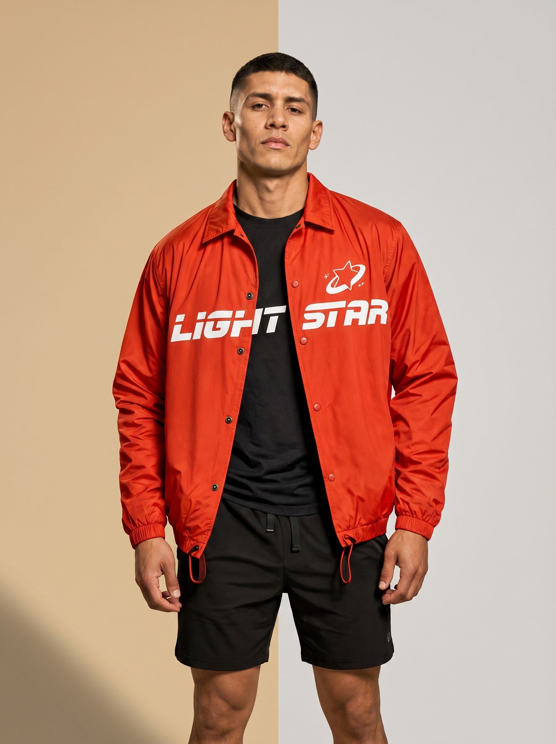 Stellar Coach Jacket - Flame Red