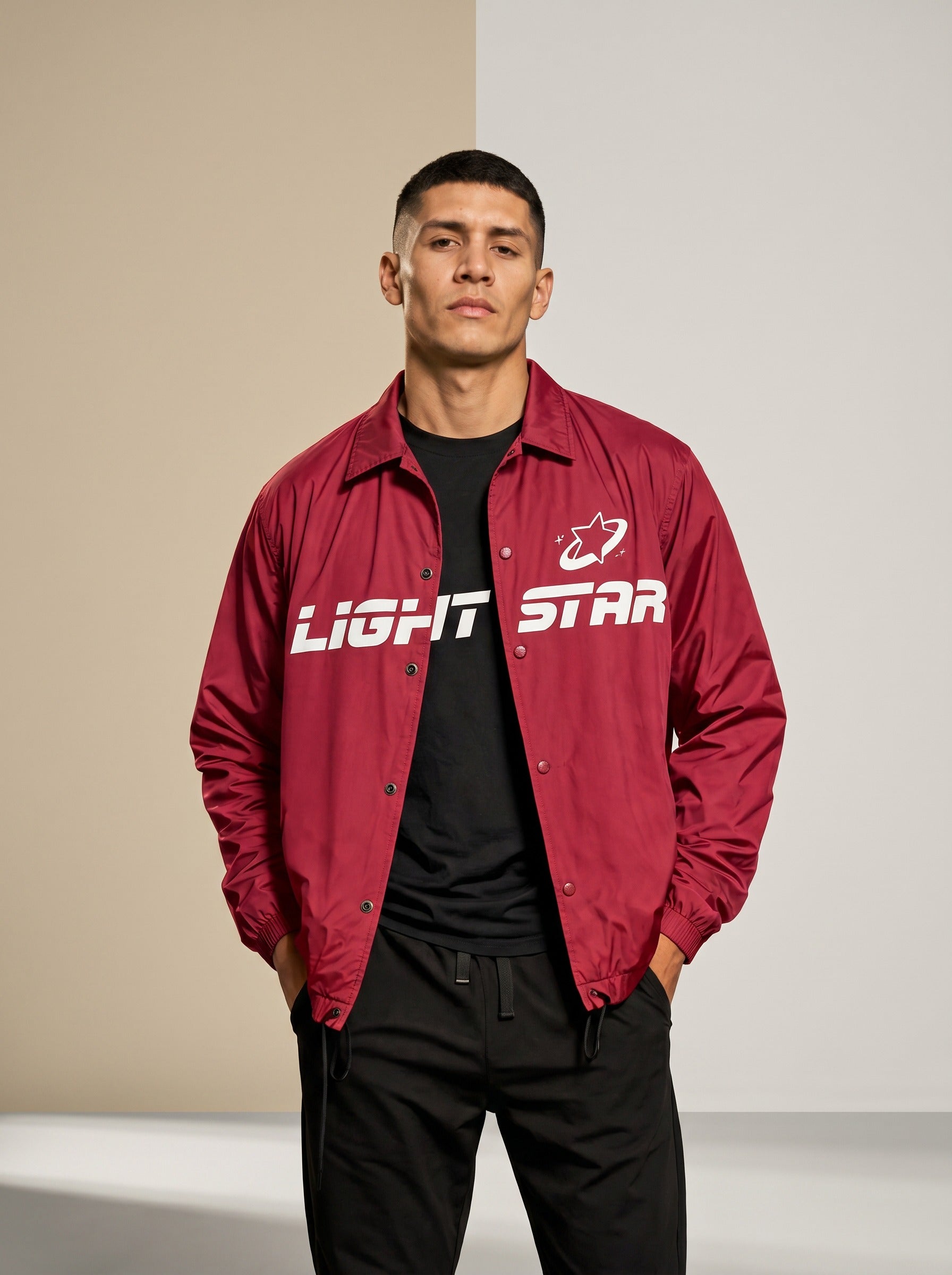 Stellar Coach Jacket - Ruby