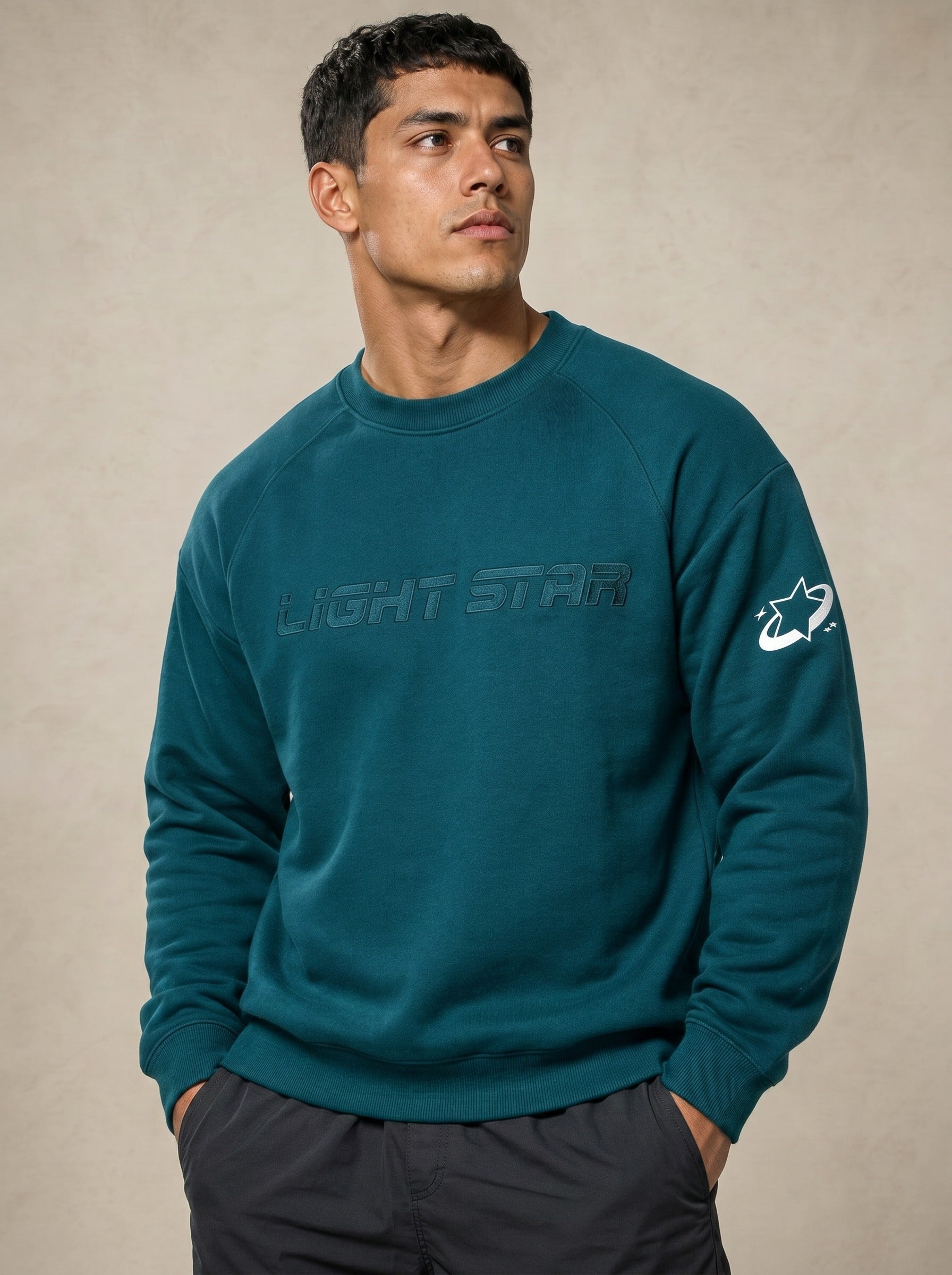 Stellar Crewneck Sweatshirt - Deep Teal