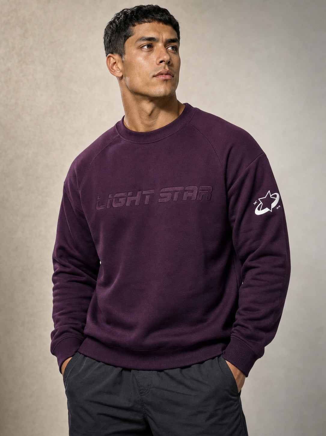 Stellar Crewneck Sweatshirt - Plum Violet