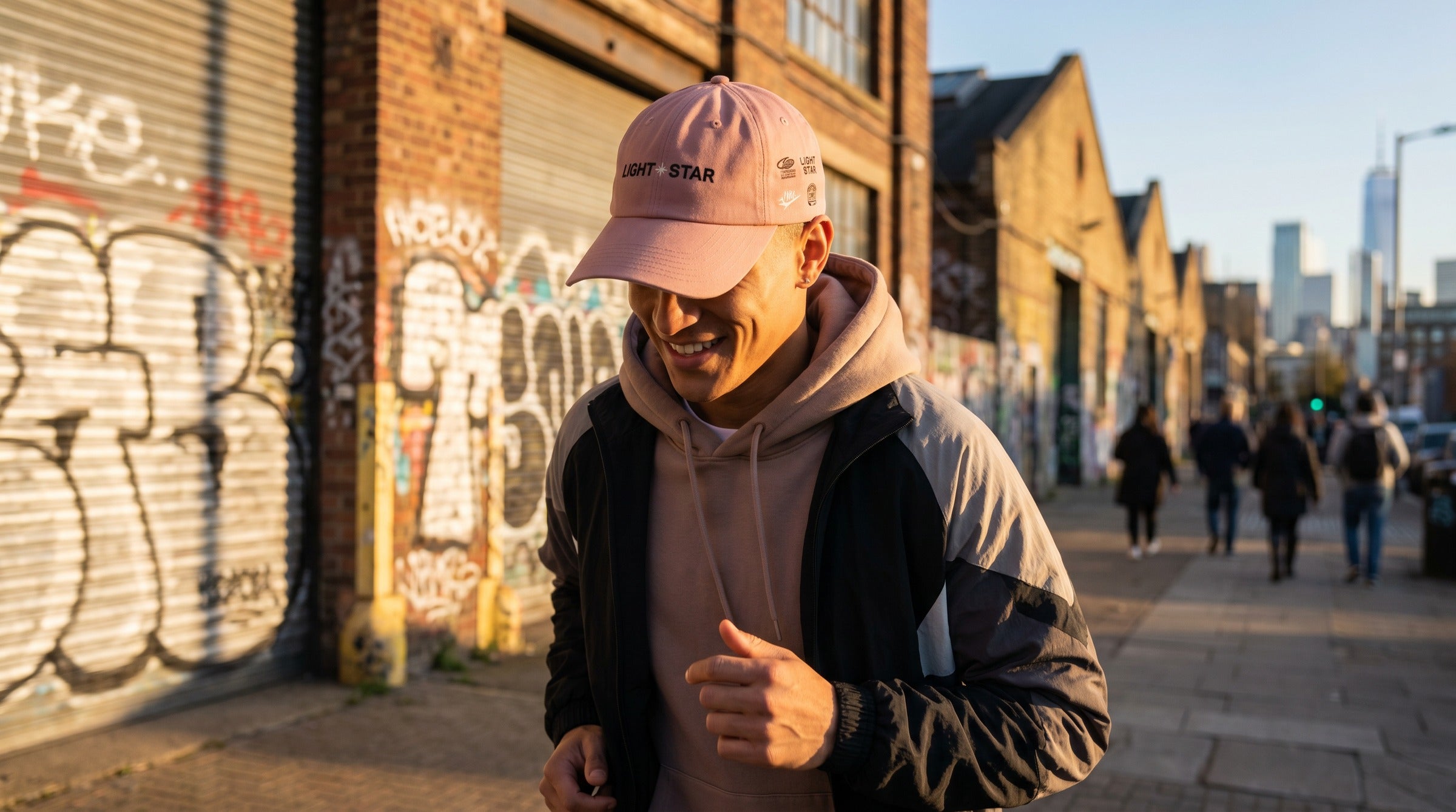 Stellar Dad Hat lifestyle - Dusty Pink
