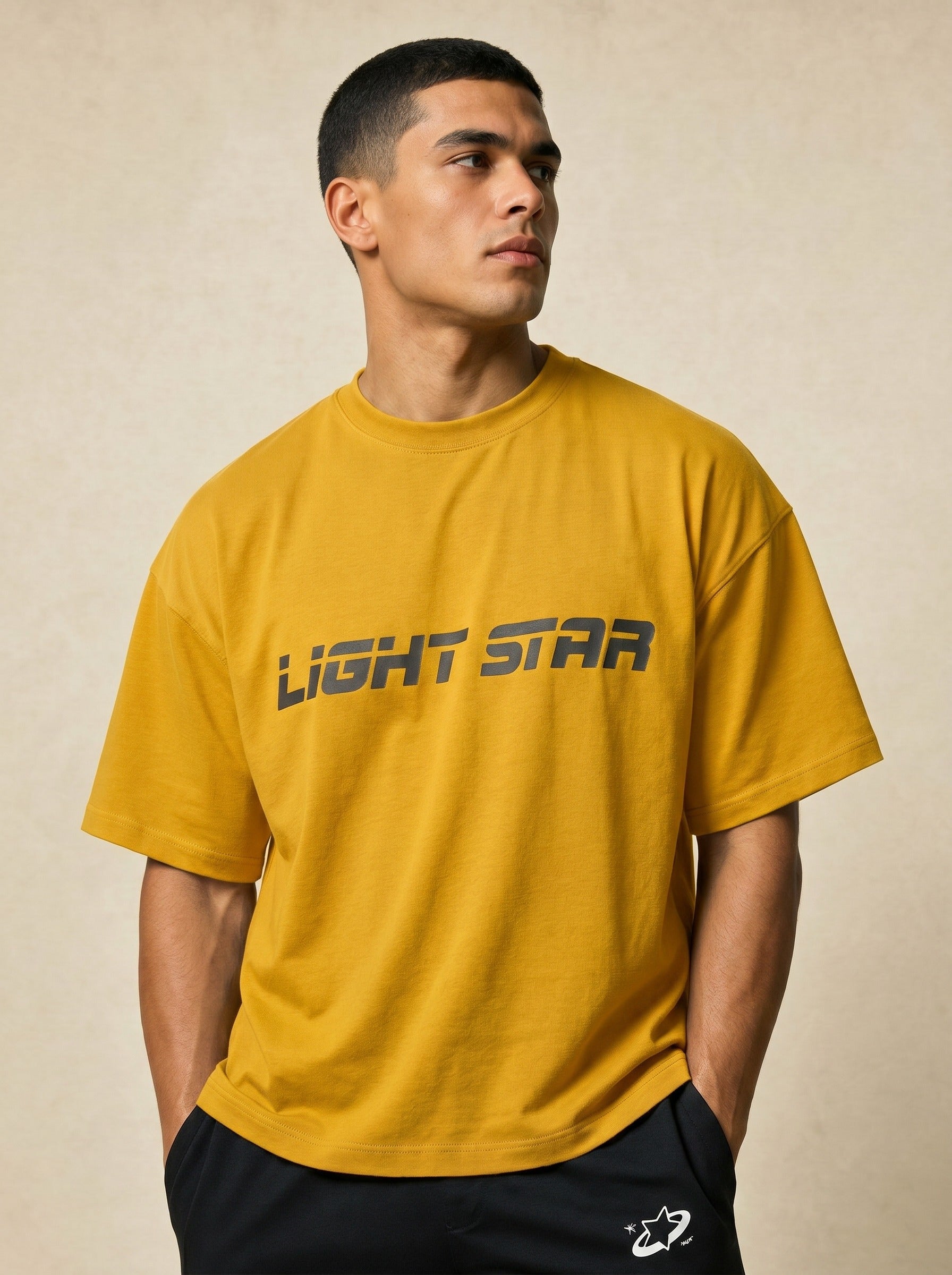 Stellar Oversized Tee - Mustard Yellow
