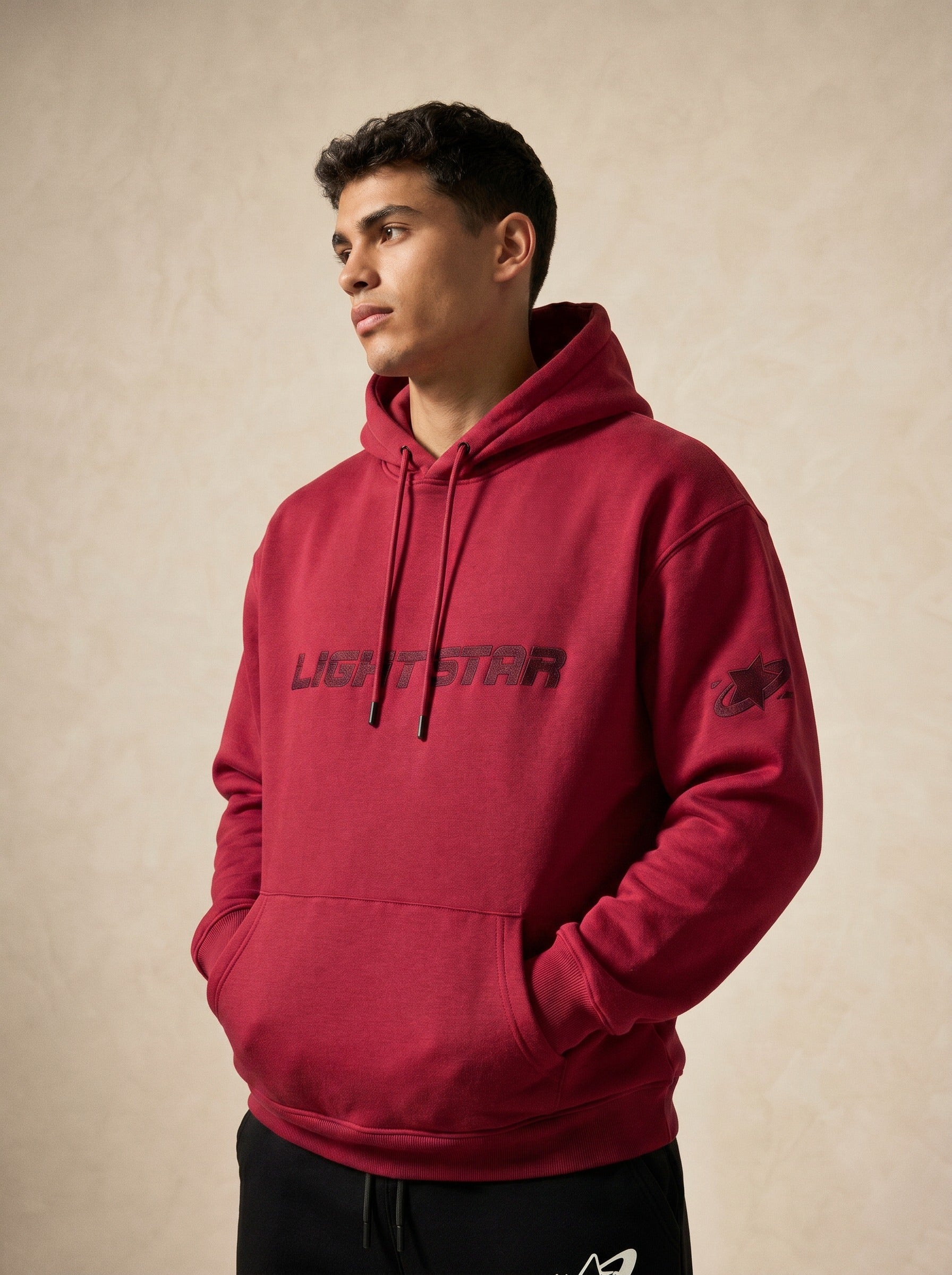 Stellar Pullover Hoodie - Ruby