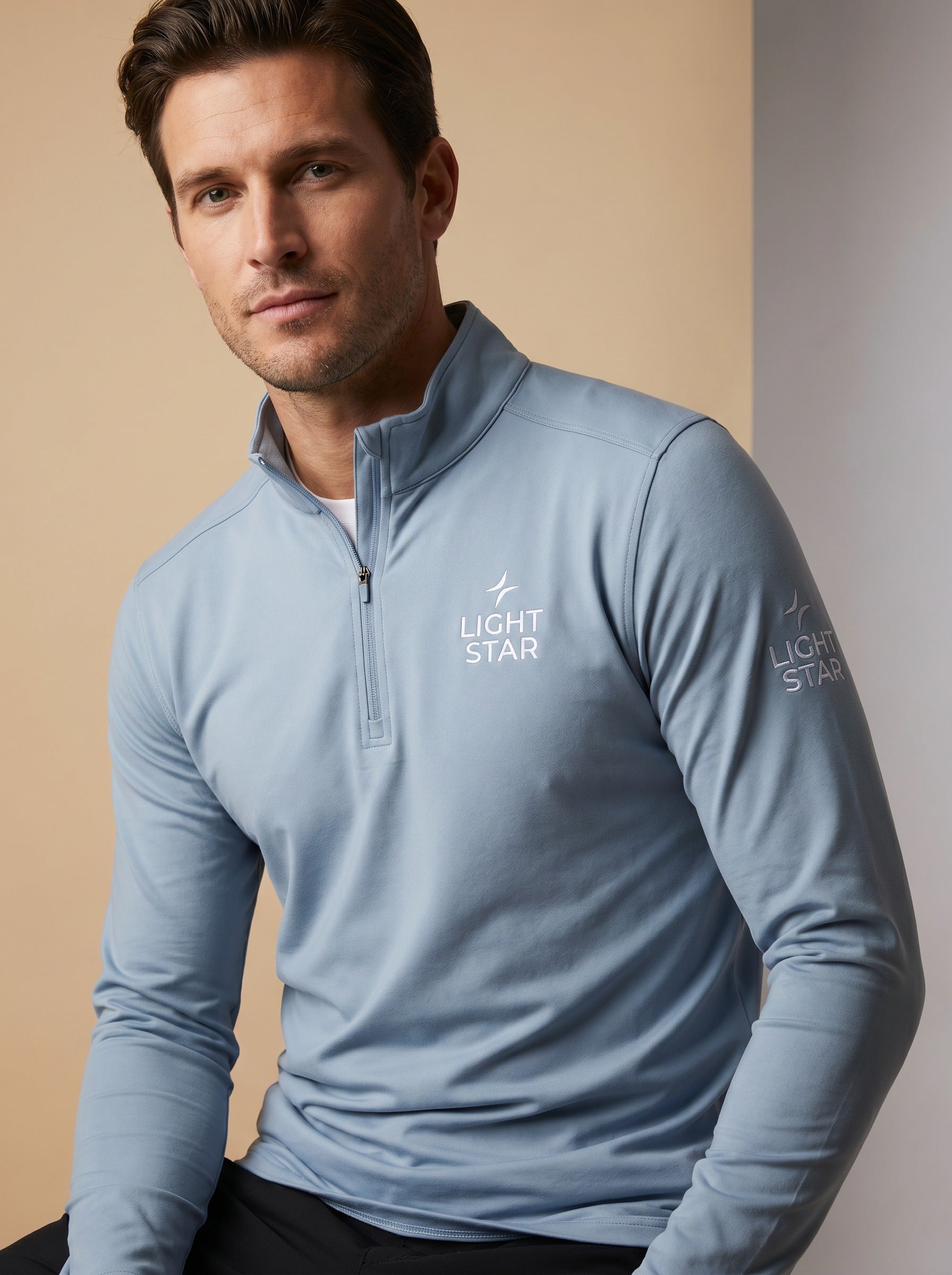 Stellar Quarter-Zip - Powder Blue