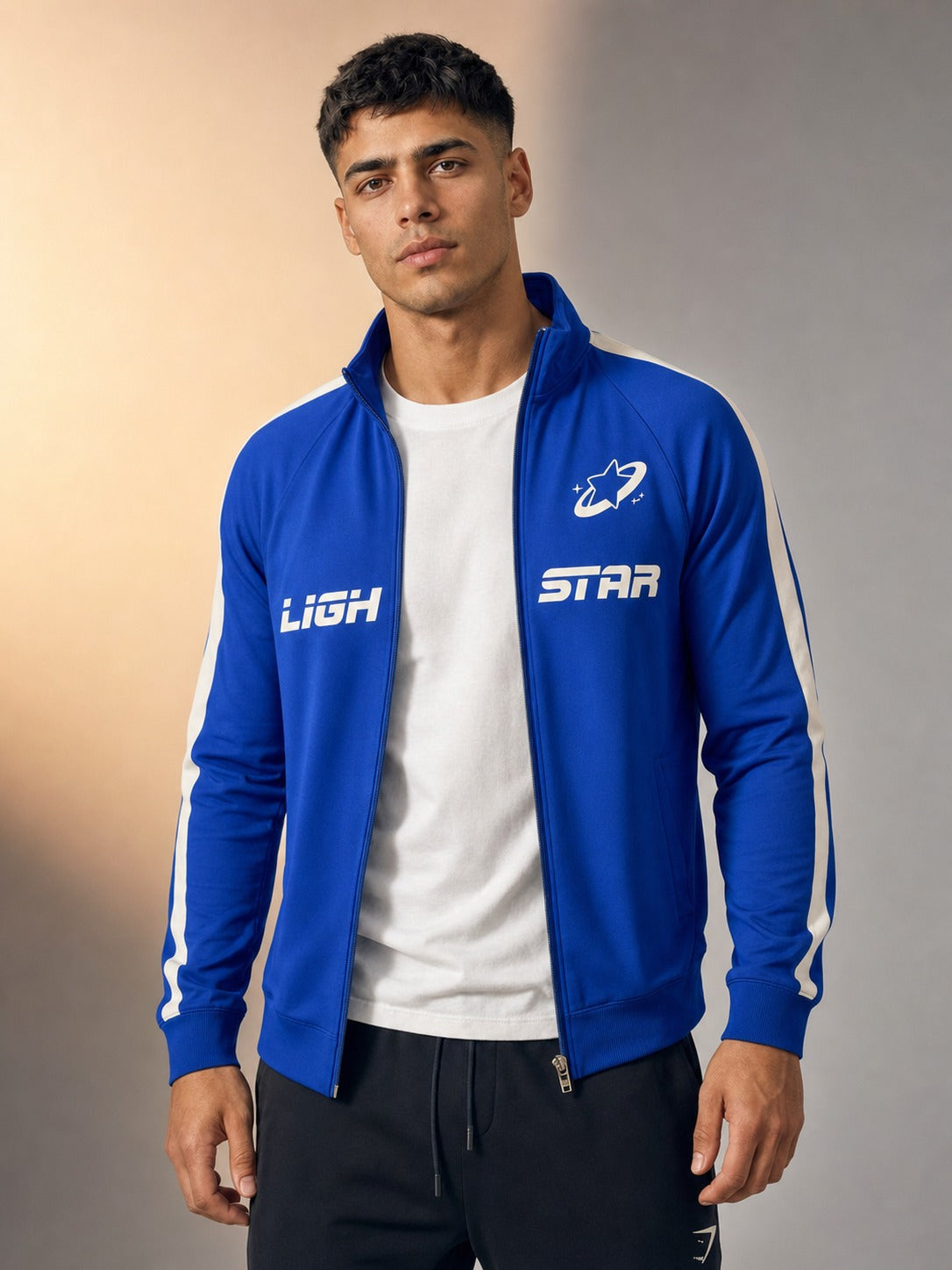 Stellar Track Jacket - Cobalt Blue