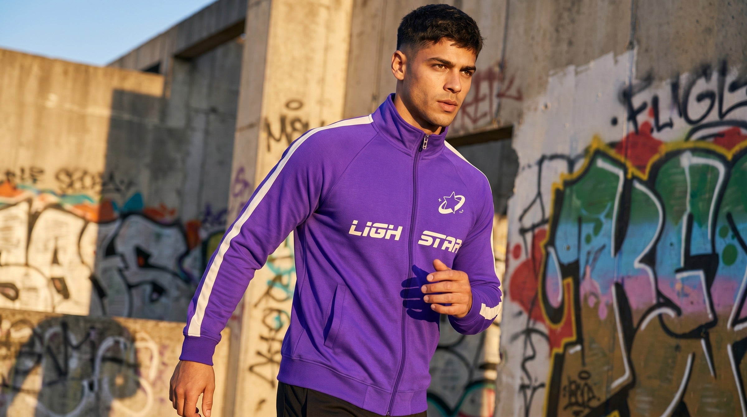 Stellar Track Jacket lifestyle - Ultraviolet