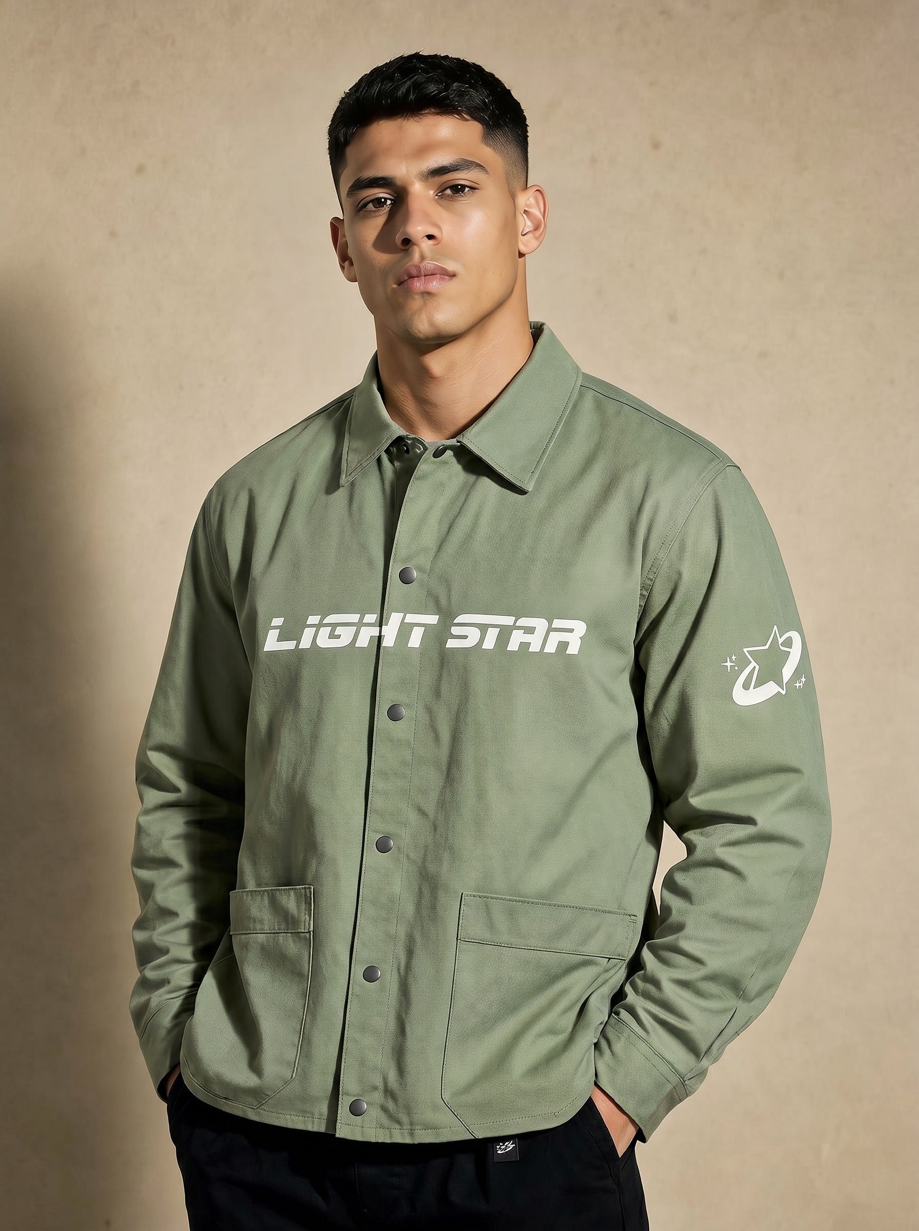 Stellar Workwear Shirt - Sage Green